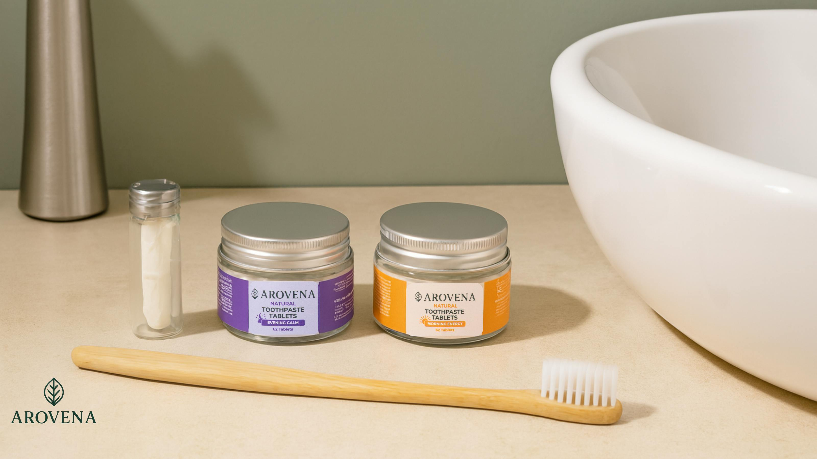 Get Ready for Arovena - Dual-Ritual Toothpaste Tablets