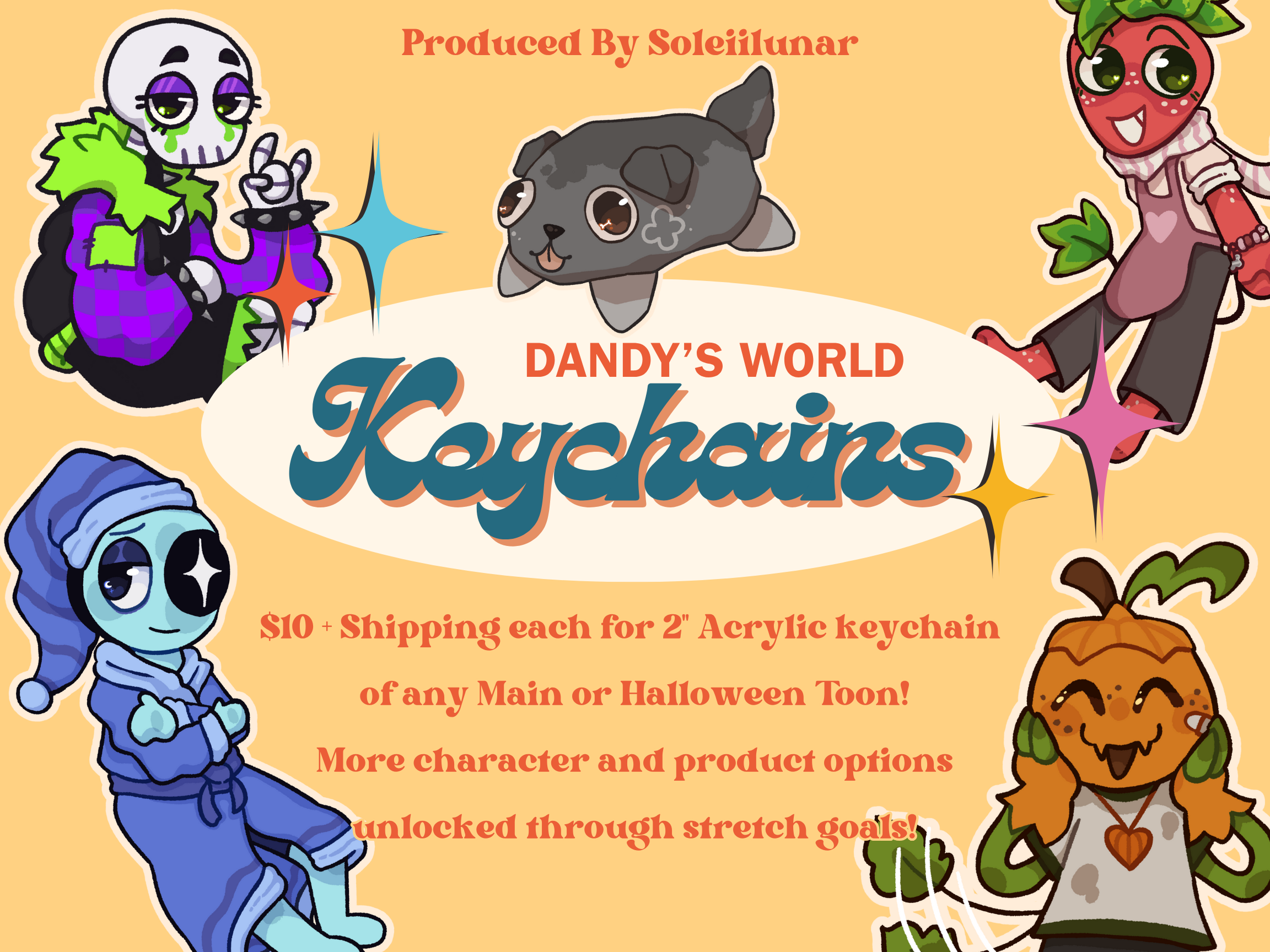 Get Ready for Dandy's World Keychains!