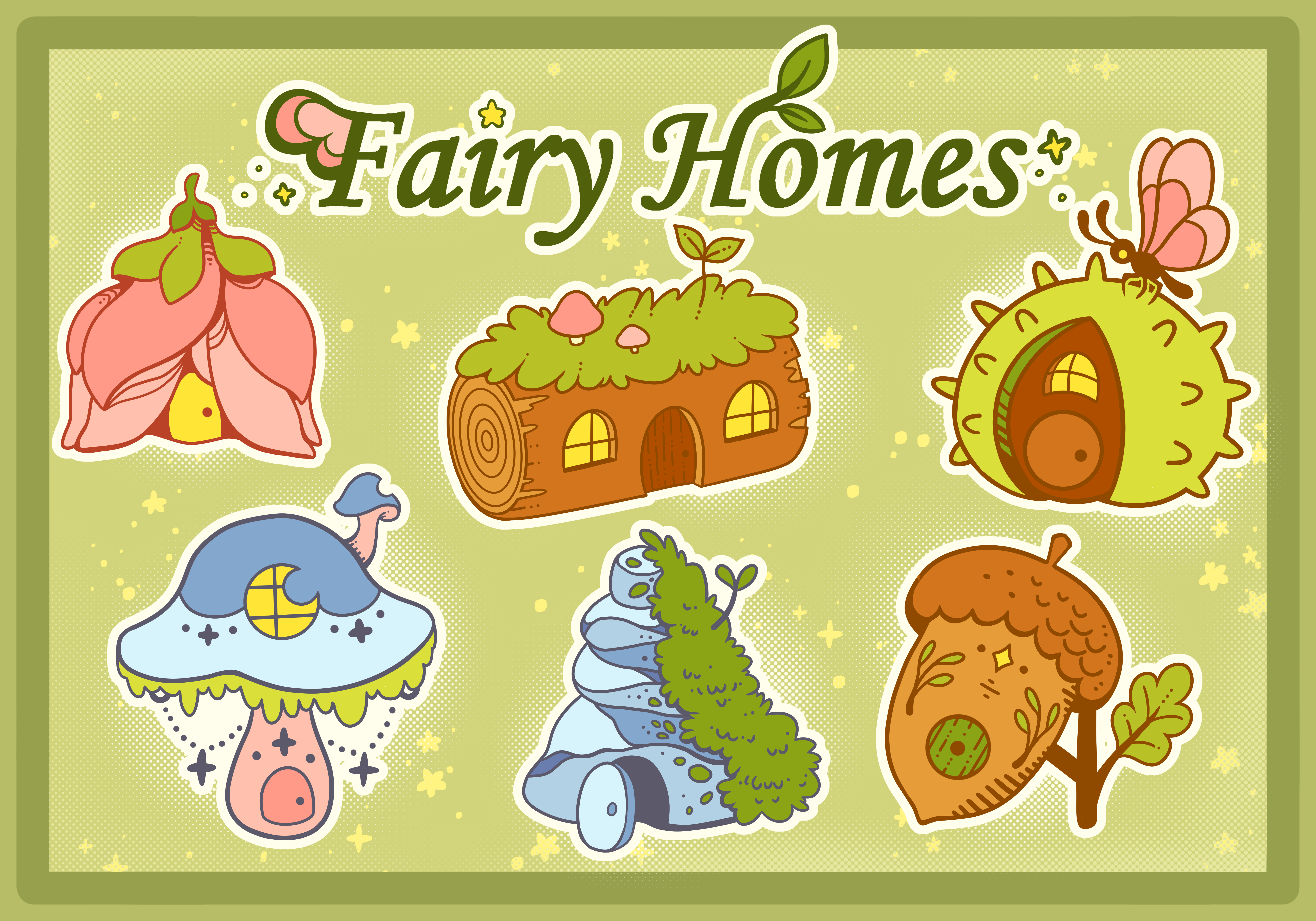 Get Ready for Fairy Homes - Enamel Pin Collection