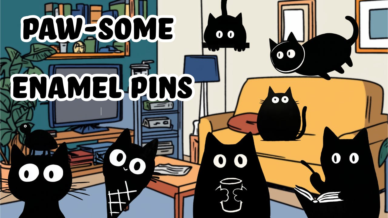Get Ready for Paw-some - enamel pin collection