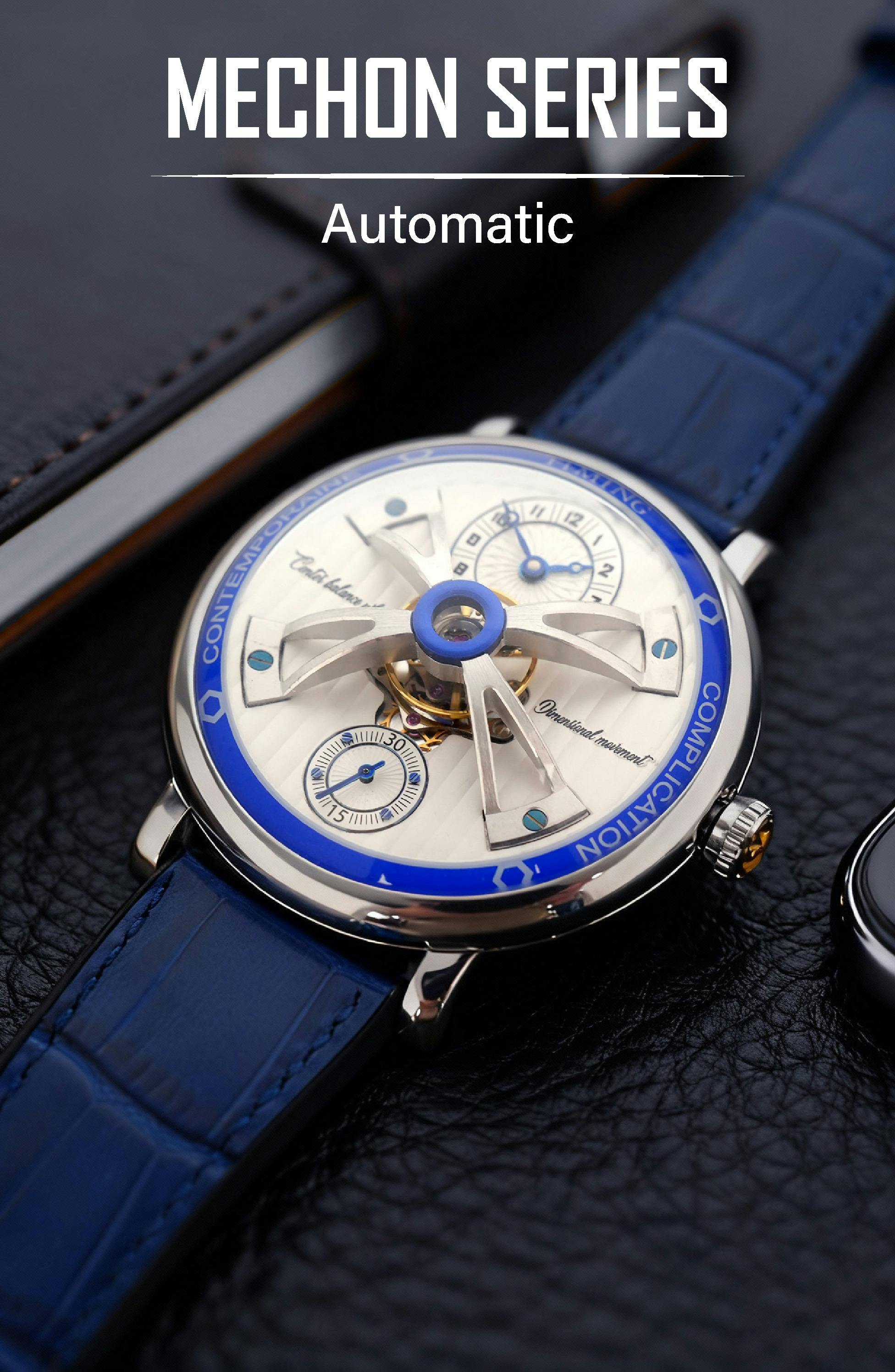 Get Ready for "TIME IN 3D" - Four Bridge Mechanical Watch