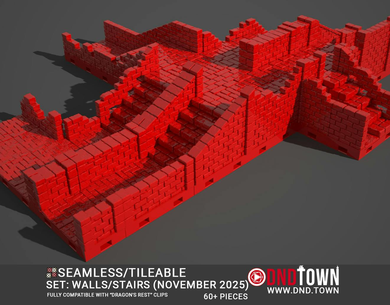 Get Ready for KITBASH: Modular Table Top Terrain of Stairs & Walls