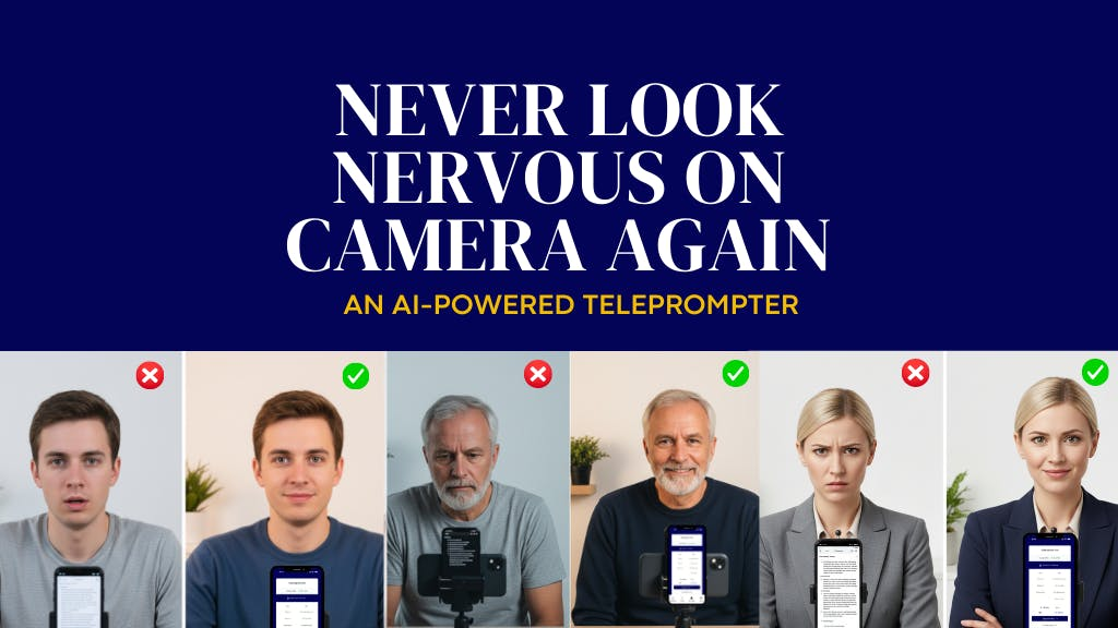 Get Ready for The AI Teleprompter for On-Camera Confidence