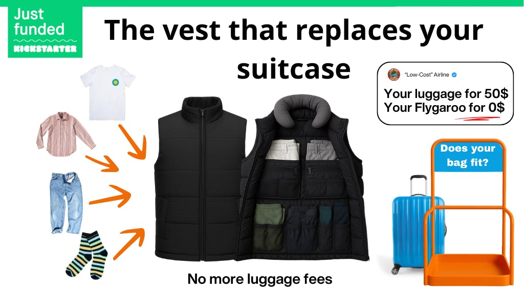 Get Ready for Flygaroo - The Vest That Replaces Your Suitcase