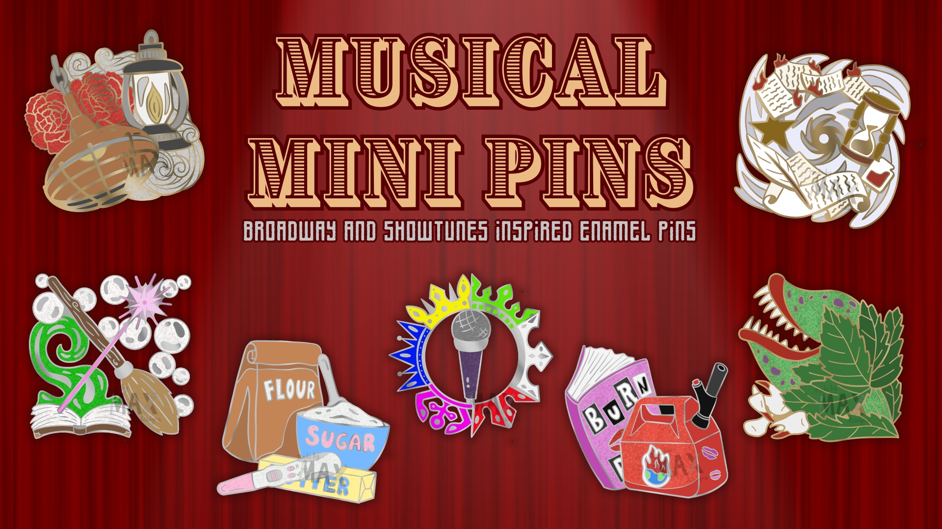 Get Ready for Musical Mini Pins