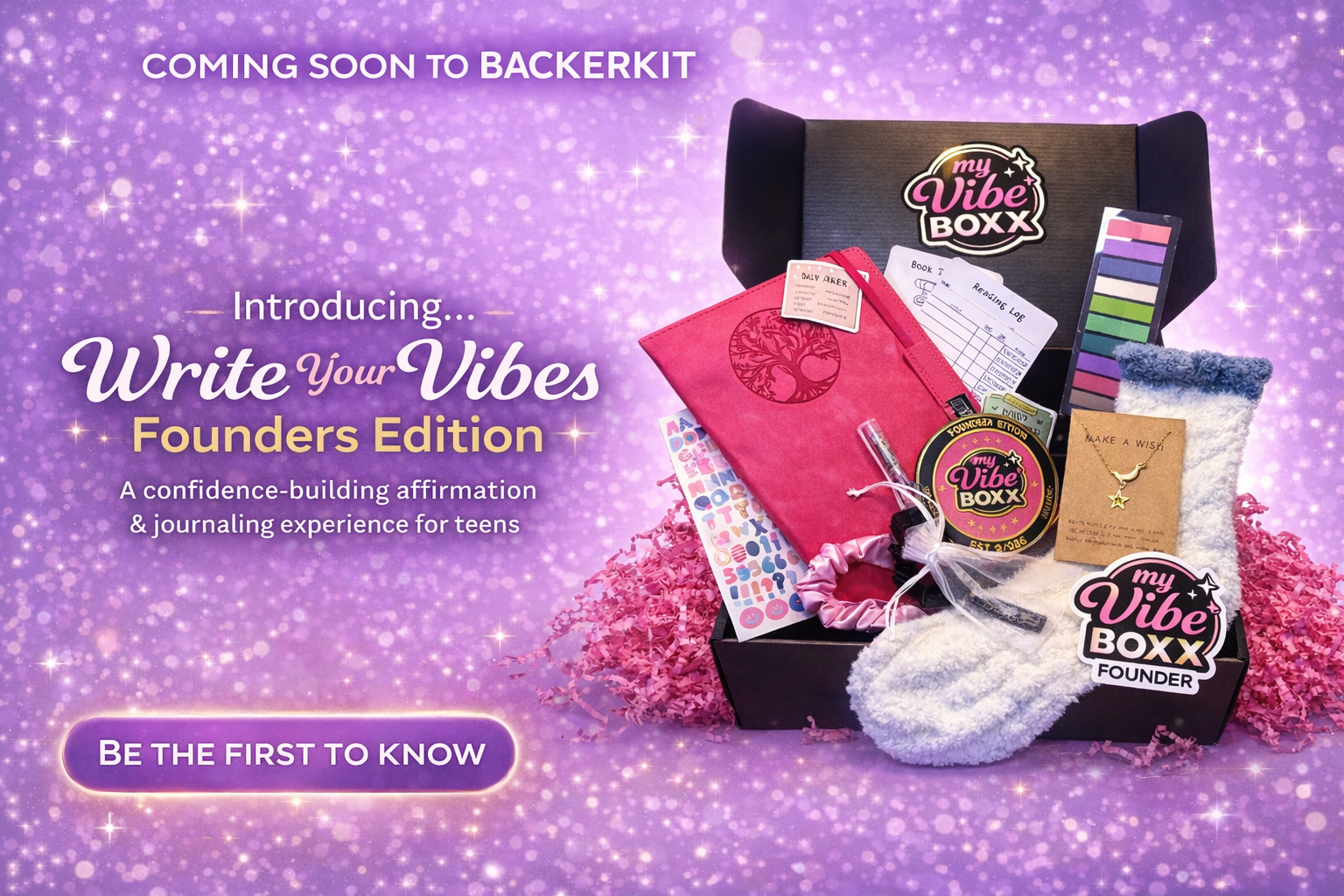 Get Ready for ✨ Write Your Vibes — Founders Edition, A quiet space for girls to write what they’re feeling -- Get Early Access, Founders spots are limited.