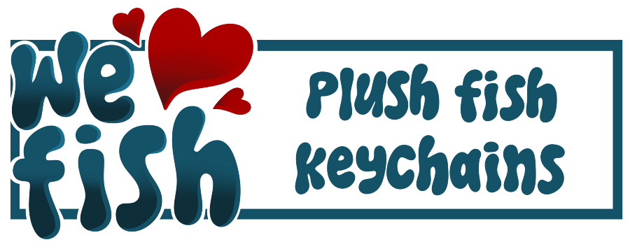 Get Ready for We Love Fish - Plush fish keychains