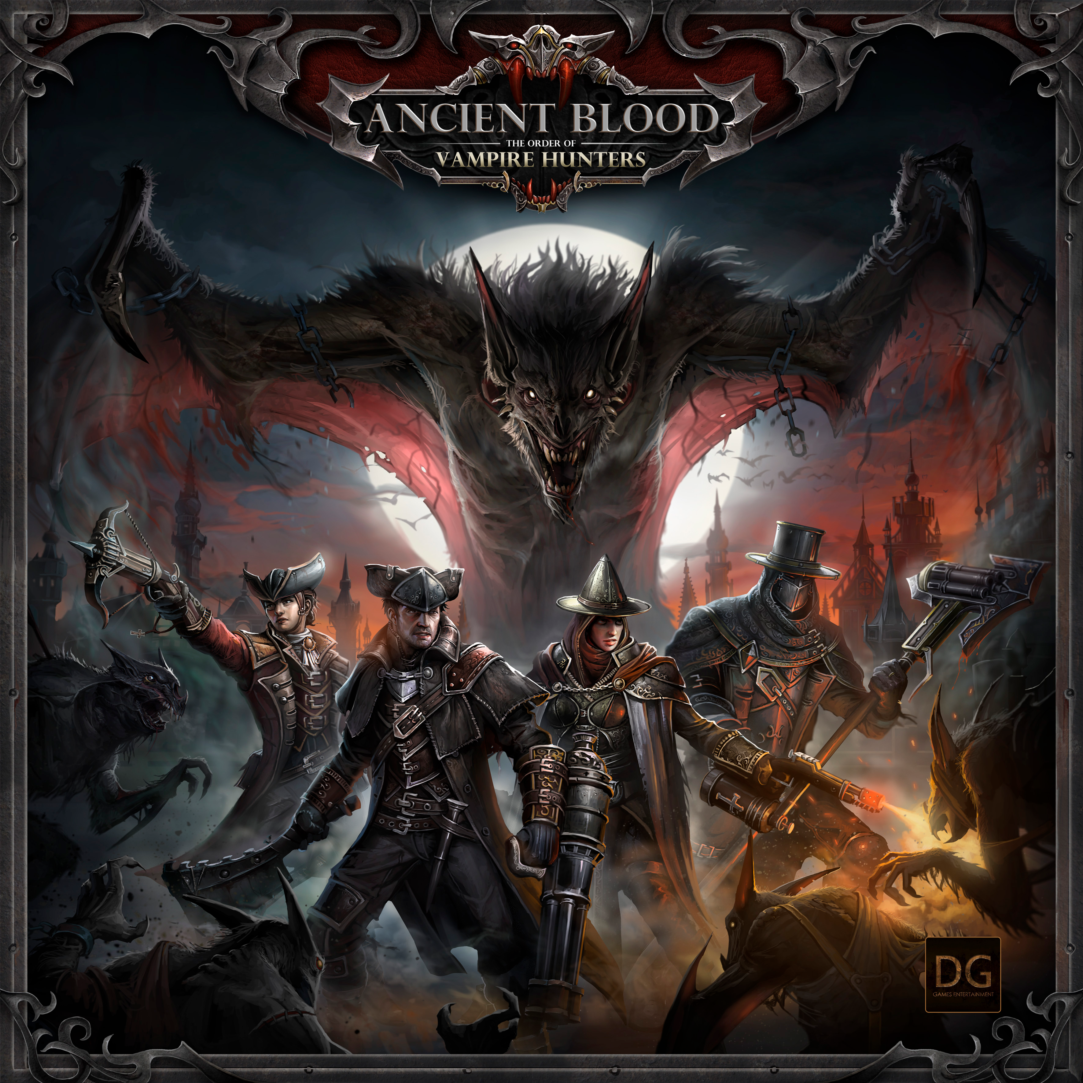 Sign up to win an exclusive resin miniature and its printed illustration from Ancient Blood!
