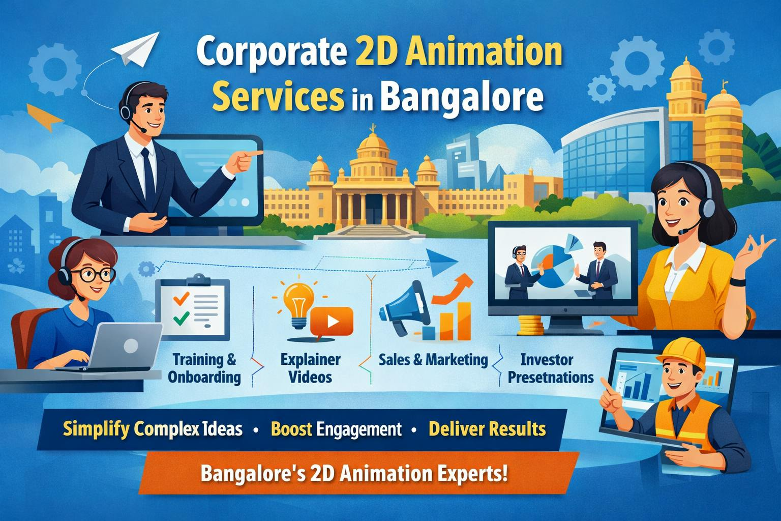 Get Ready for Corporate 2D Animation Services in Bangalore