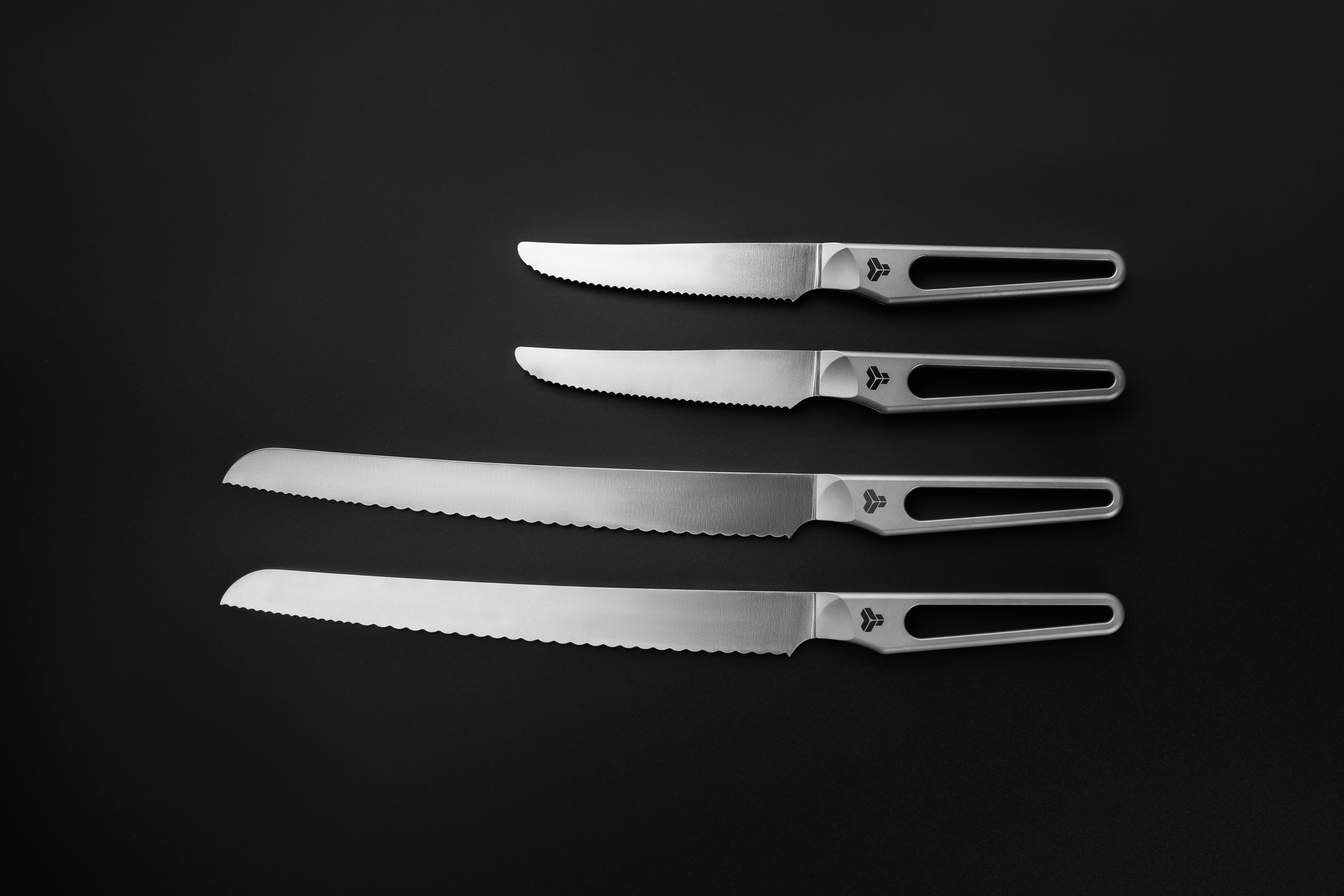 Get Ready for APEX - Titanium Serrated Kitchen Knives