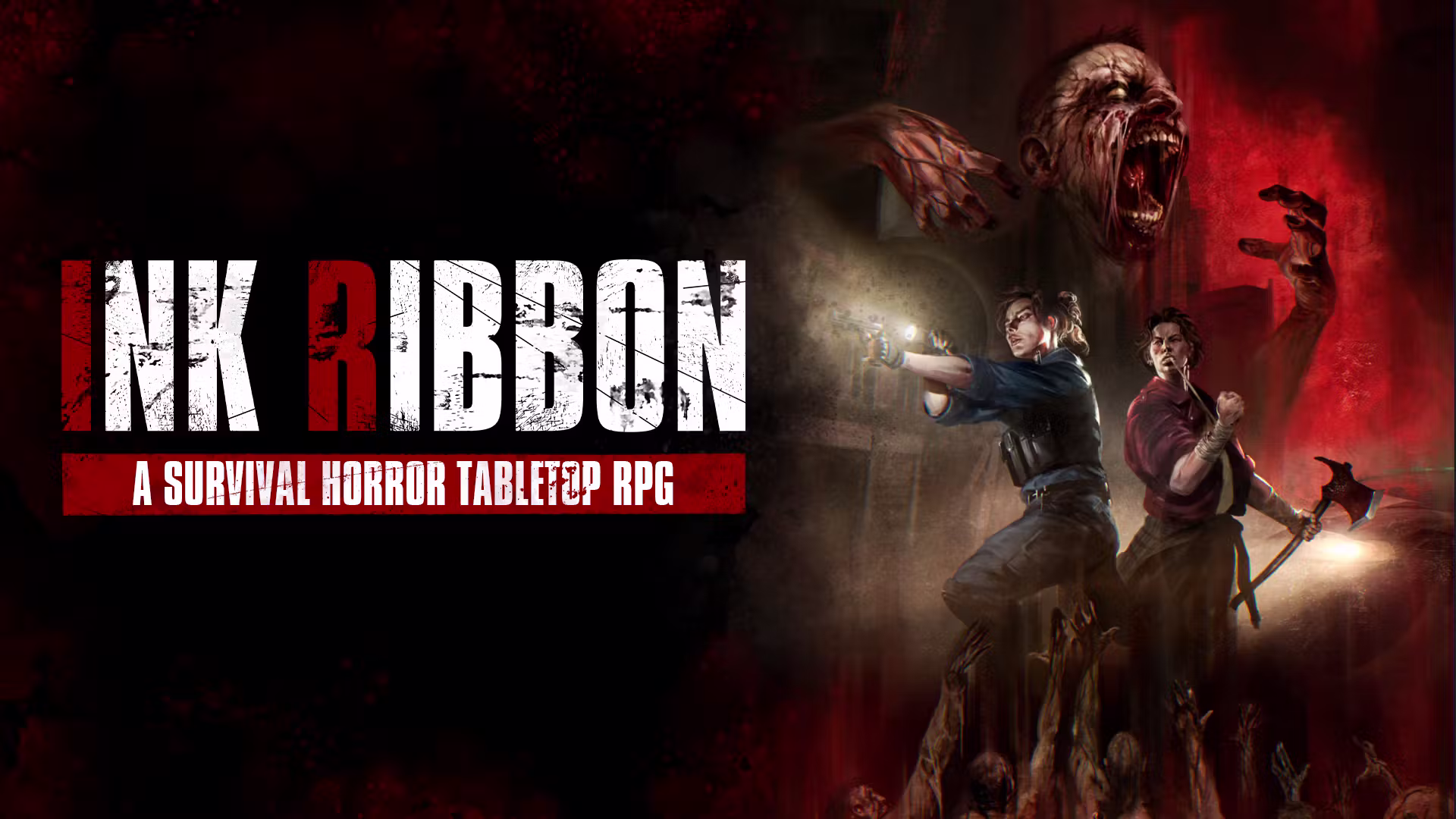A survival horror tabletop RPG inspired by videogames like Resident Evil, Silent Hill, and Alan Wake