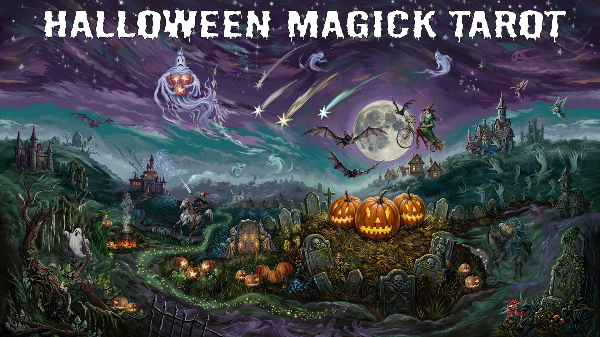 Get Ready for Halloween Magick Tarot: Second Edition