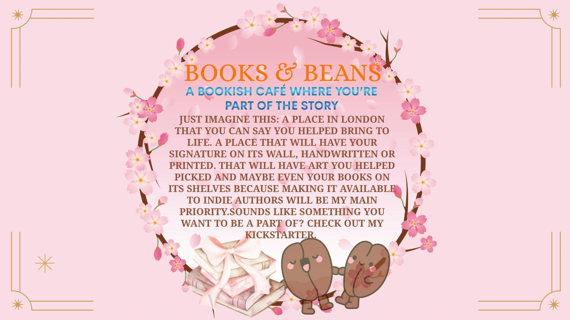 Get Ready for Books & Beans: A bookish cafe where you're part of the story