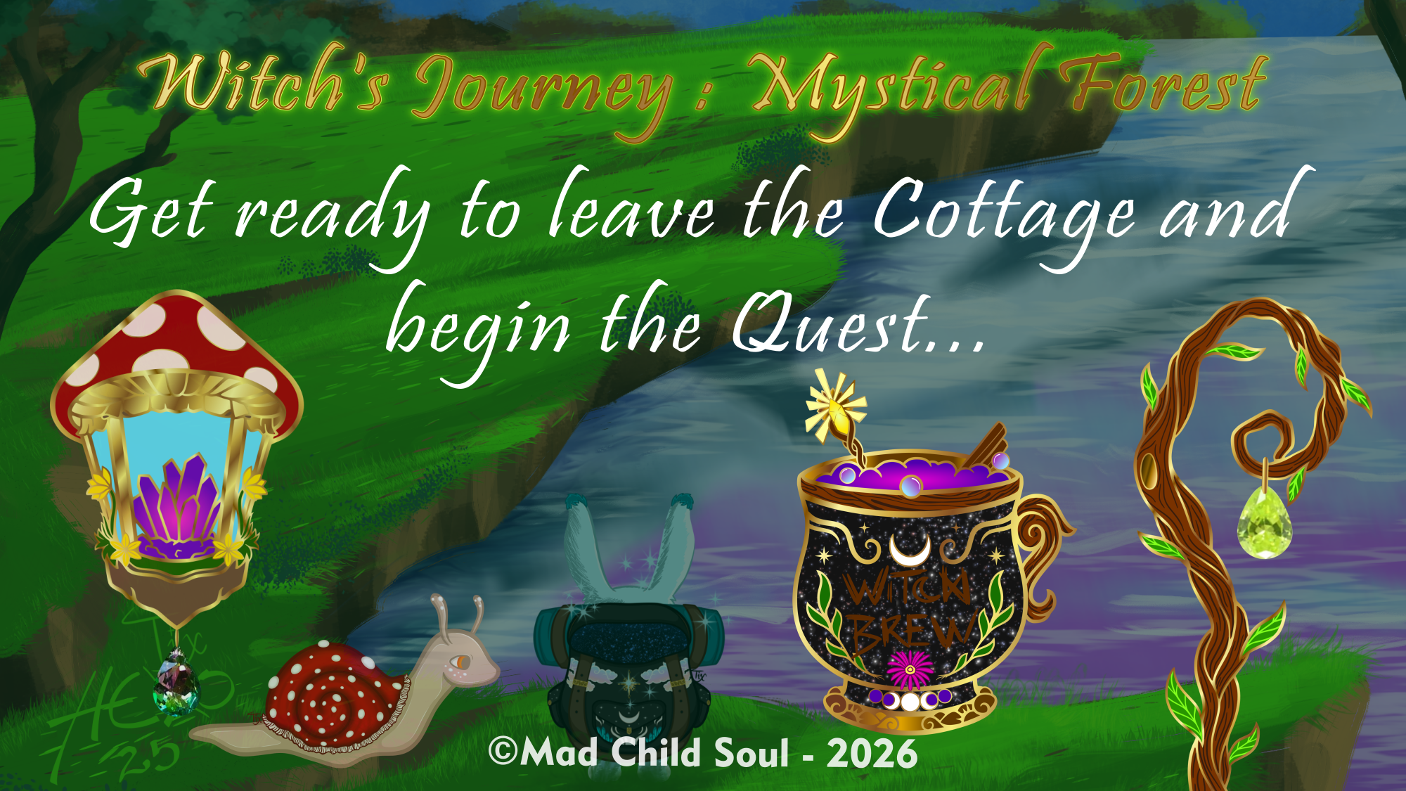 Get Ready for Witch's Journey : Mystical Forest