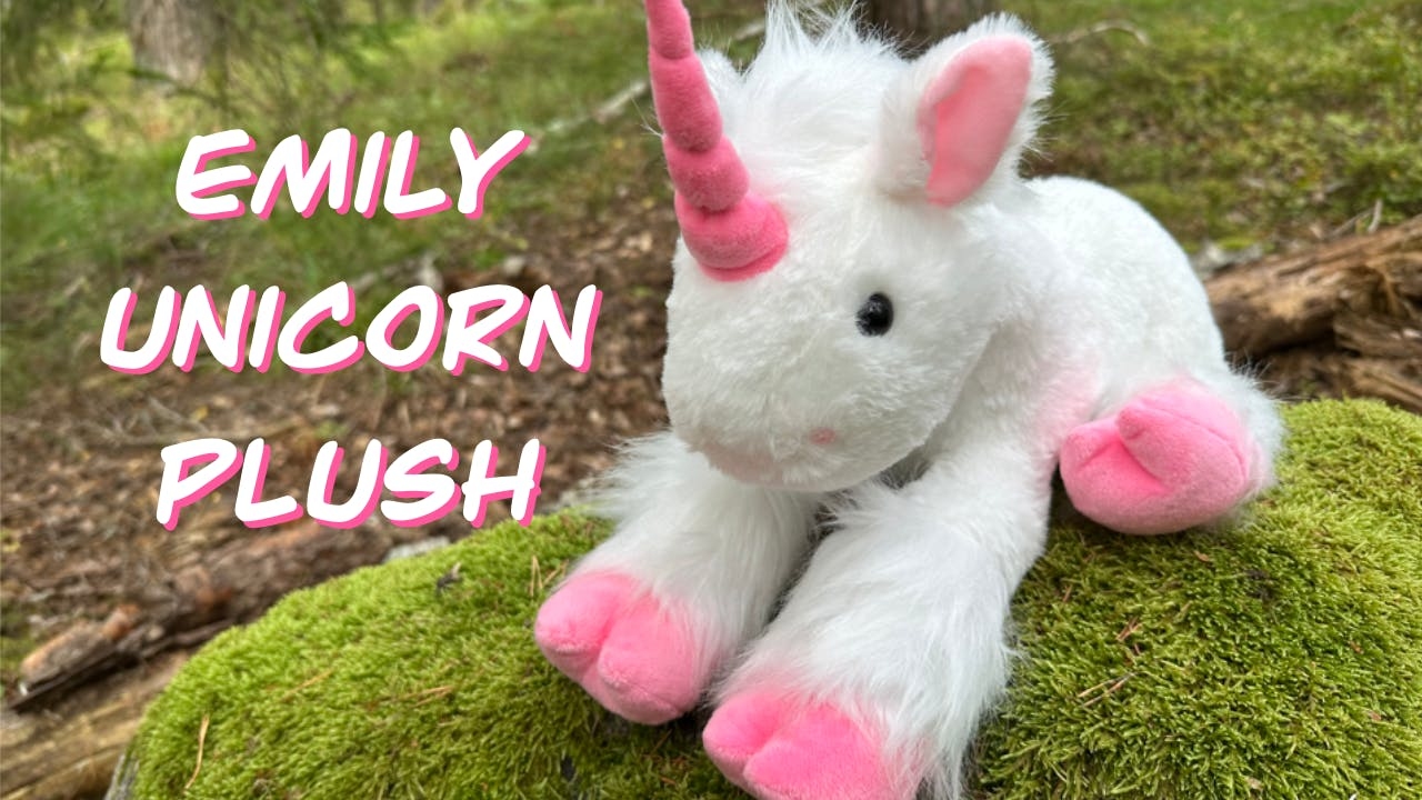 Get Ready for Emily the magic unicorn plush