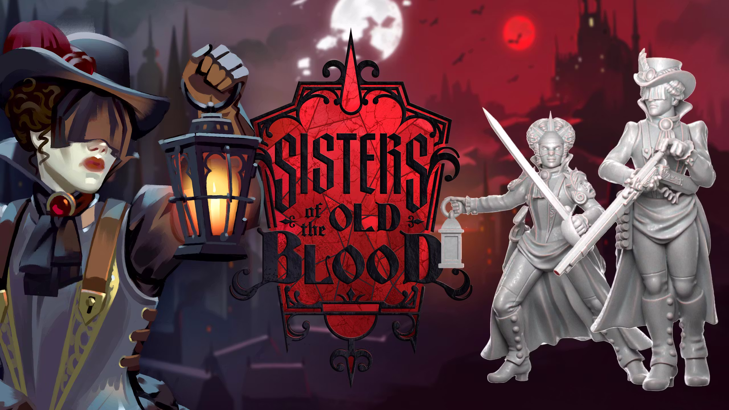Get Ready for Sisters of the Old Blood: 3D Printable Wargaming Miniatures