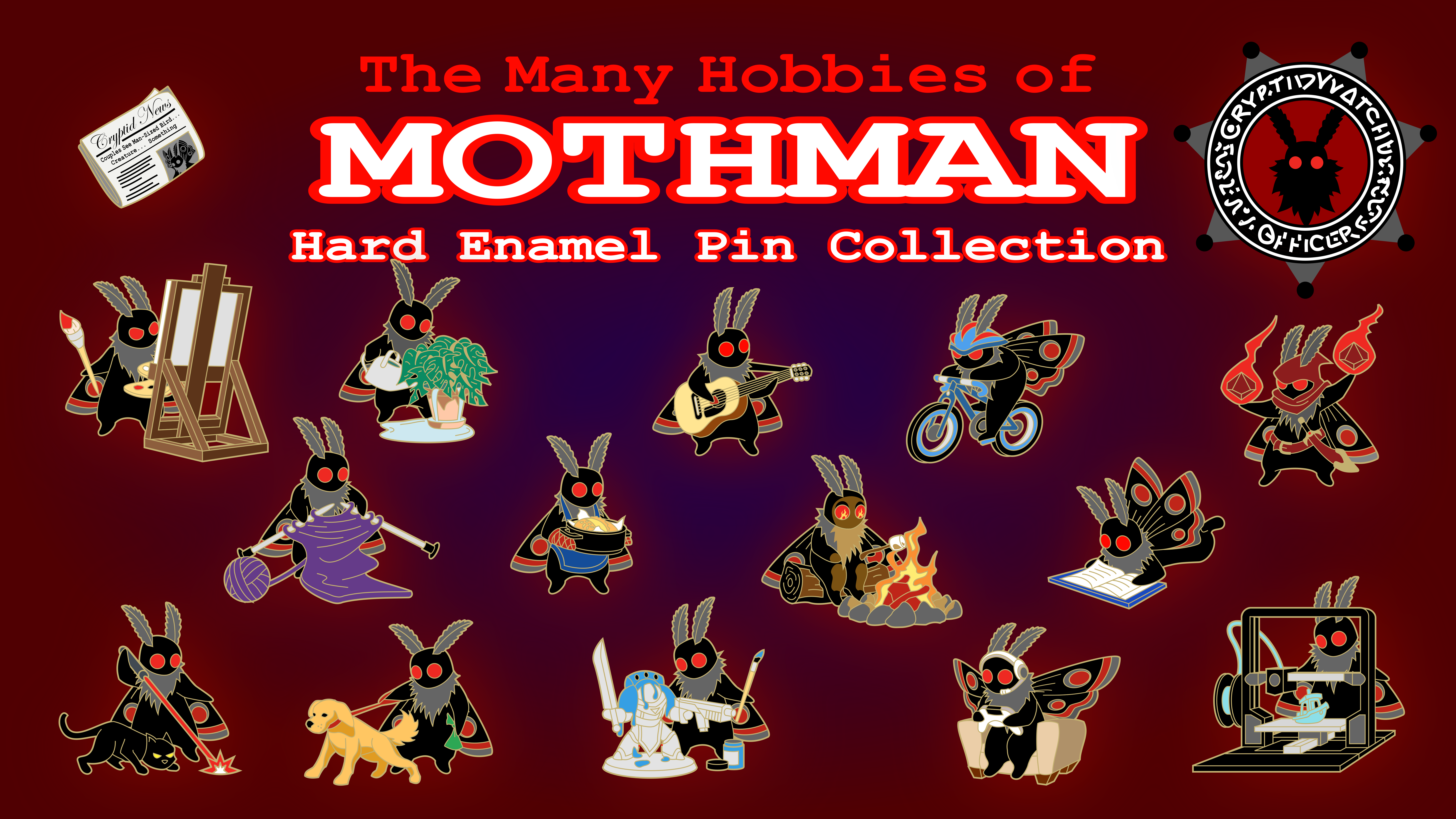 Get Ready for The Many Hobbies of Mothman