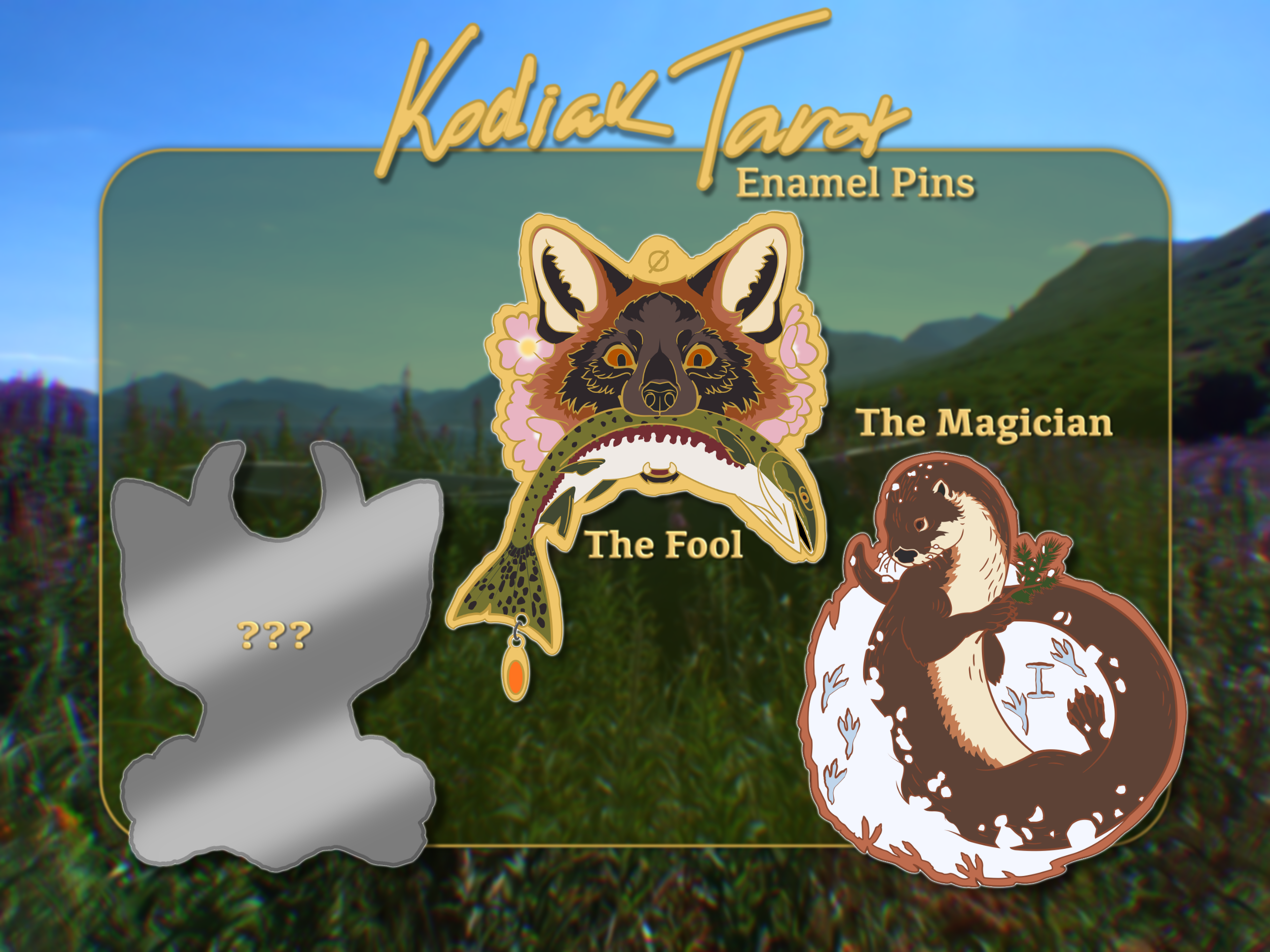 Kodiak Tarot Pins