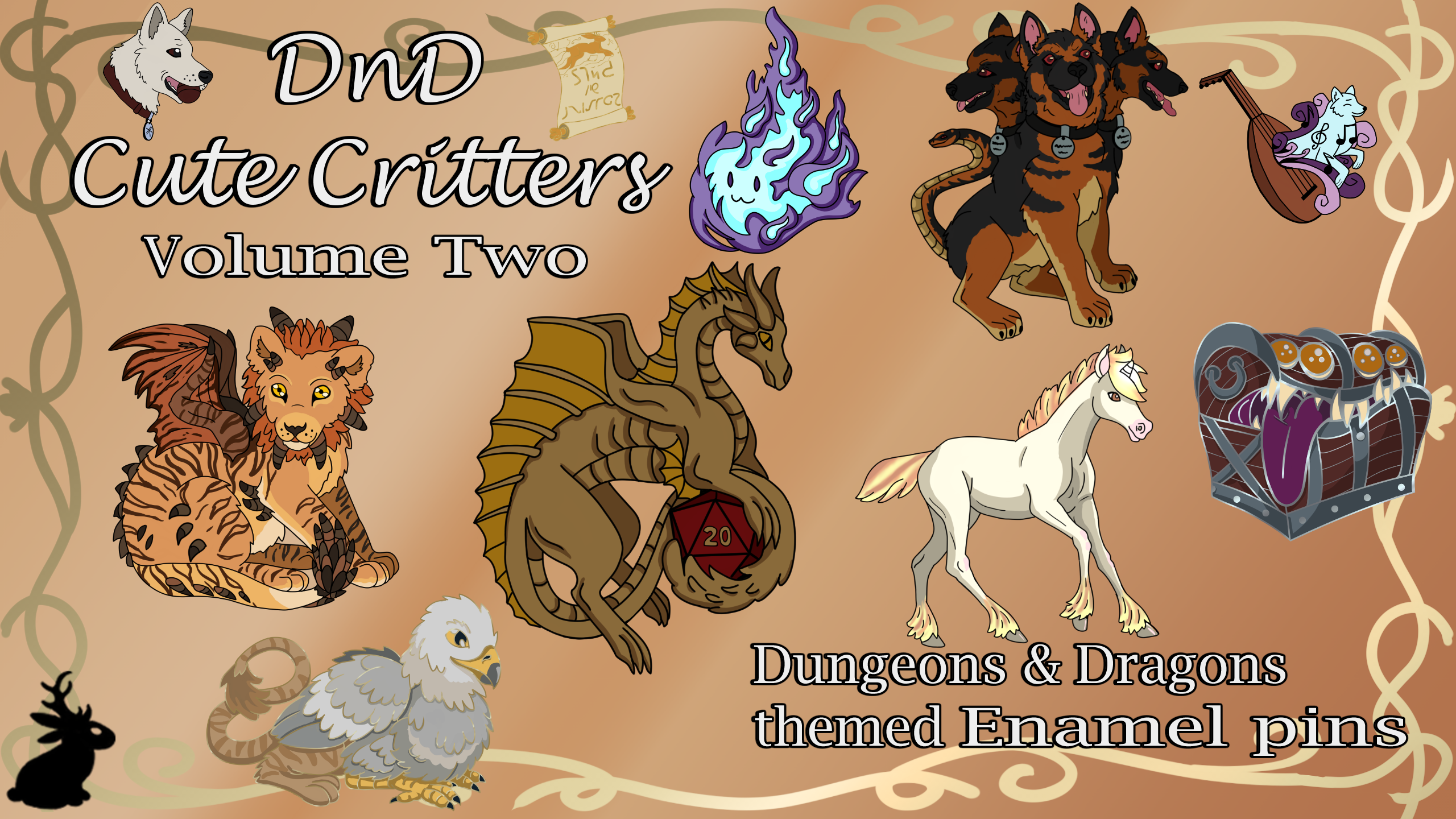 Get Ready for DND -Cute Critters! Volume 2!