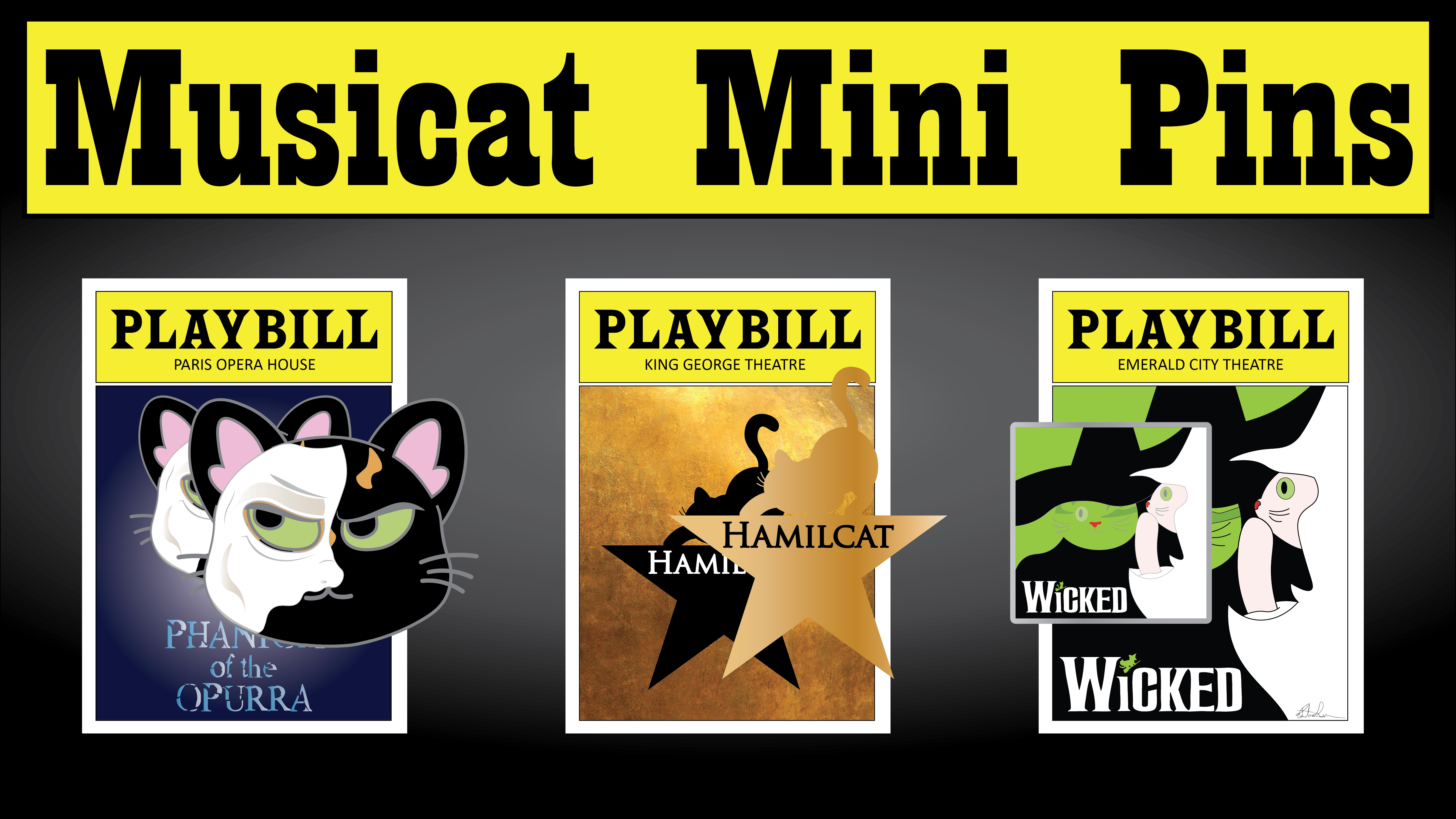Get Ready for Musicats Mini Pins