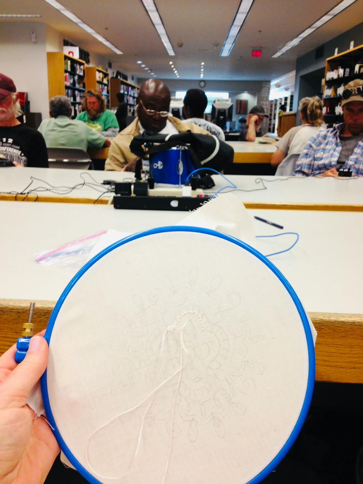 Get Ready for Embroidery with the Homeless: A Sis Solves Bro’s Cold Case