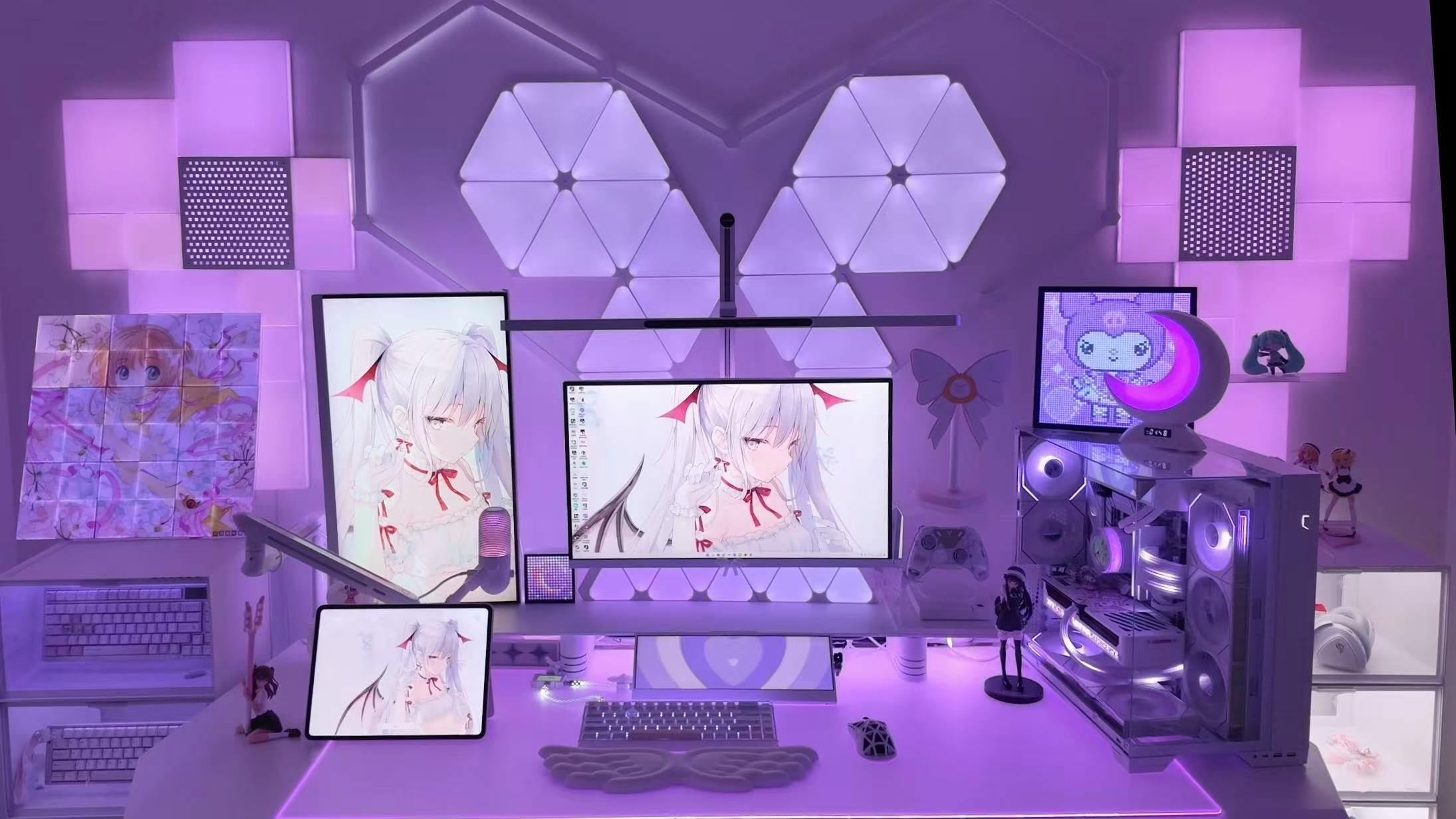 Get Ready for PCDOCK GlowMat - Full-Surface RGB Desk Mat