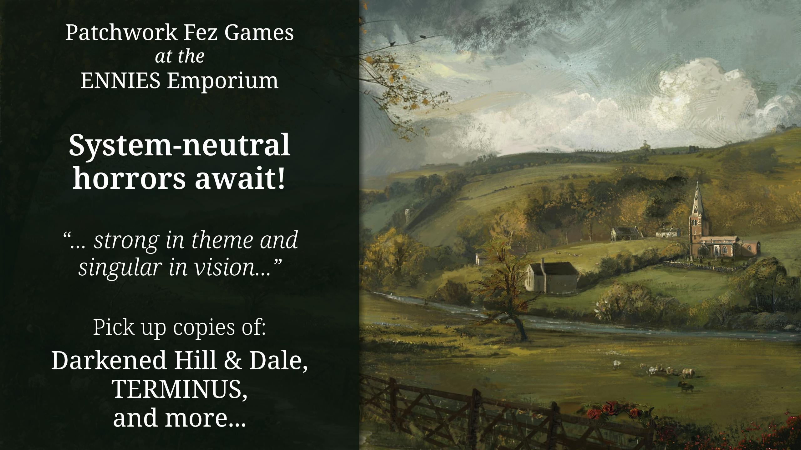 Get Ready for Patchwork Fez Games at the ENNIES Emporium!