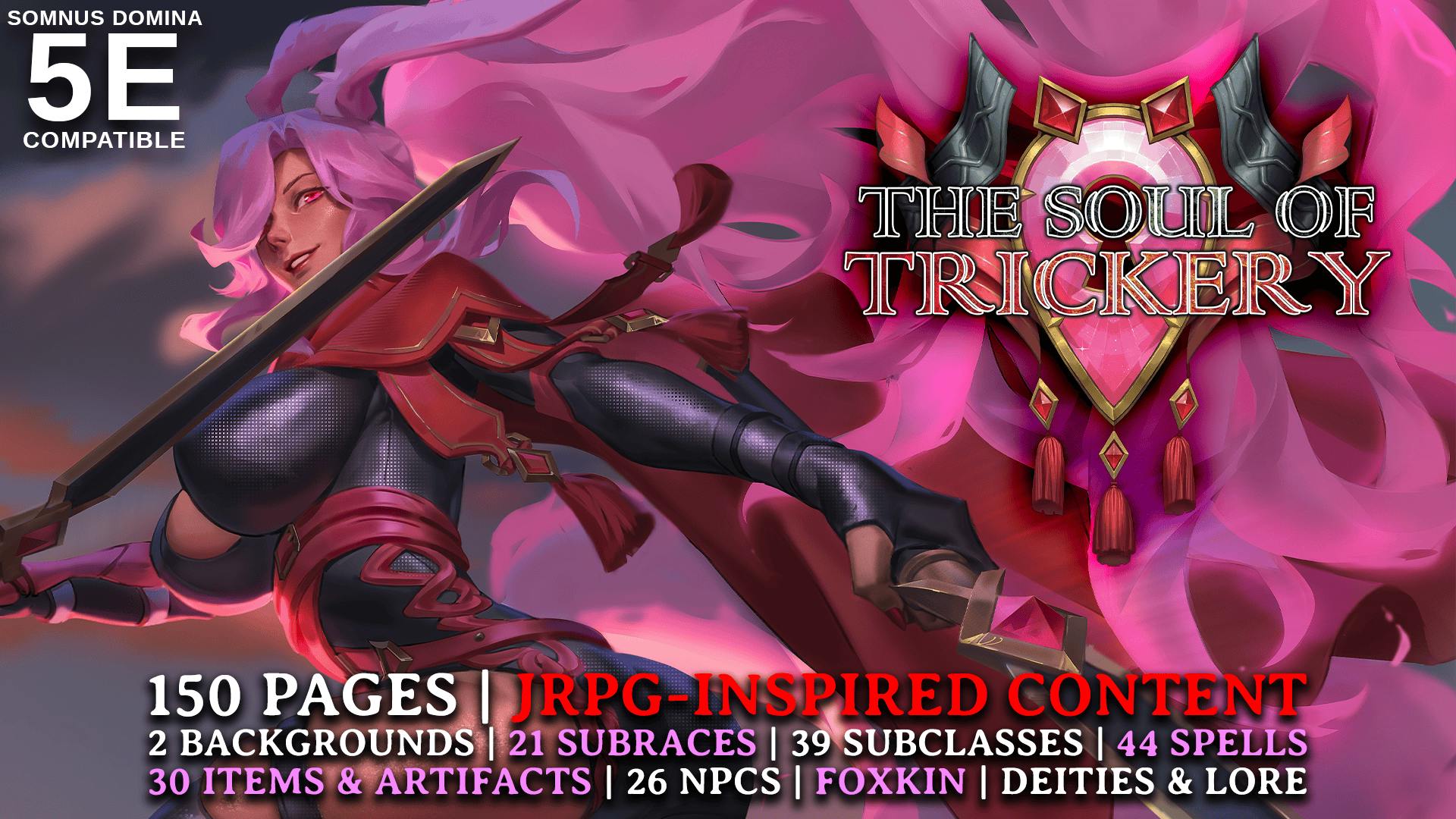 D&D 5E: The Soul of Trickery (Expansion Splash Book)