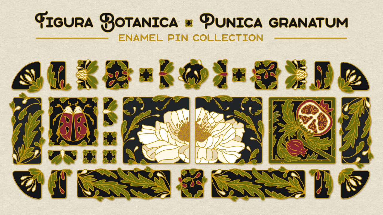 Figura Botanica – A Buildable Botanical Mosaic Collection
