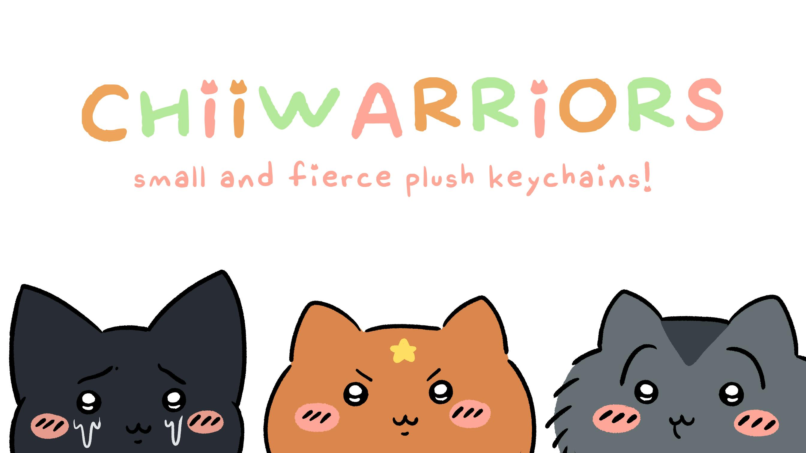 Get Ready for ChiiWarriors - Small and Fierce Plush Keychains!