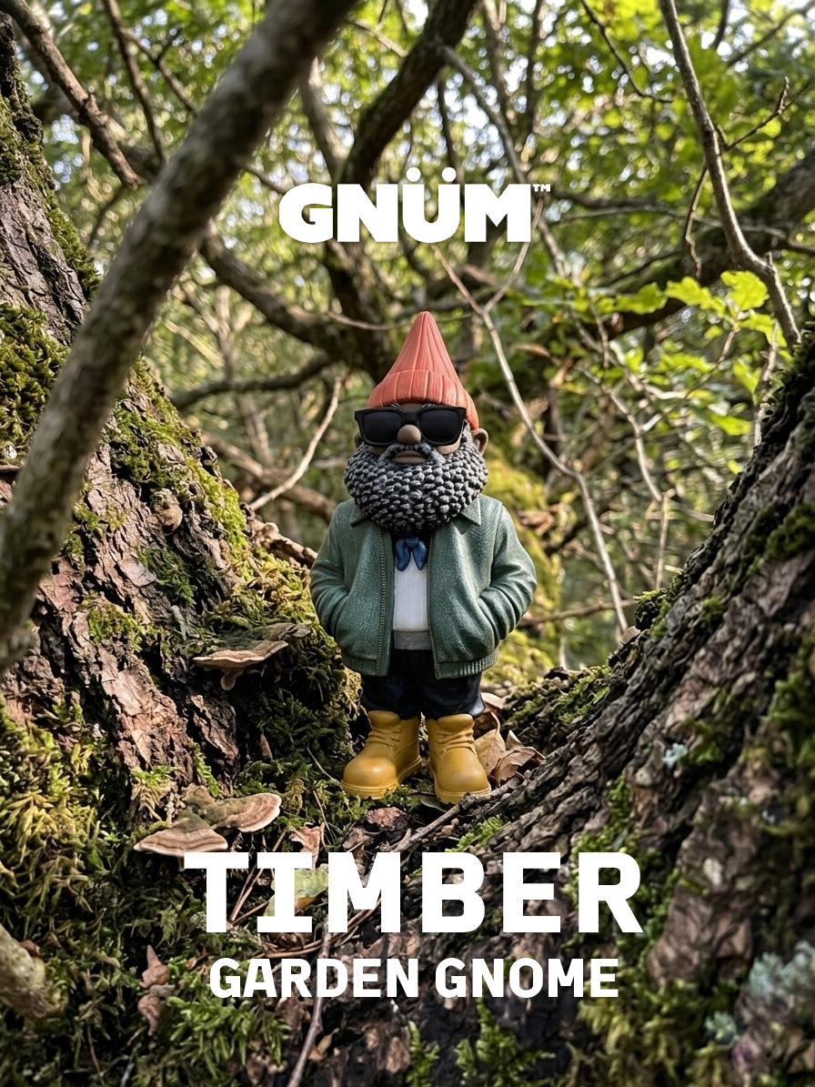 Timber - Stylish Garden Gnome