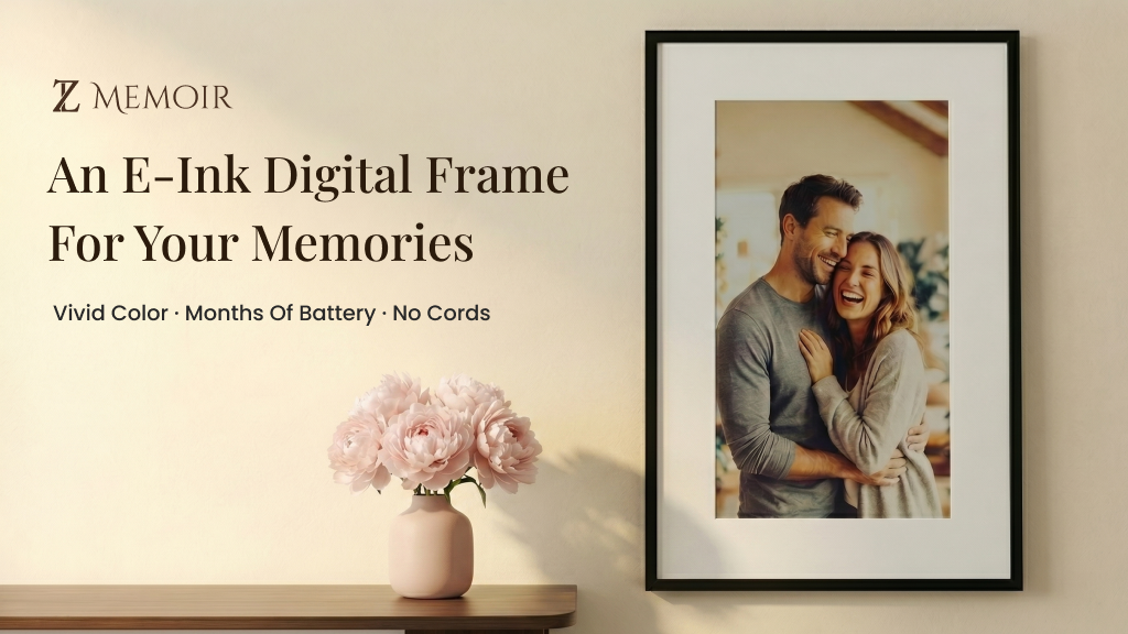 Get Ready for Memoir - An E-ink Digital Frame That Feels Like Paper
