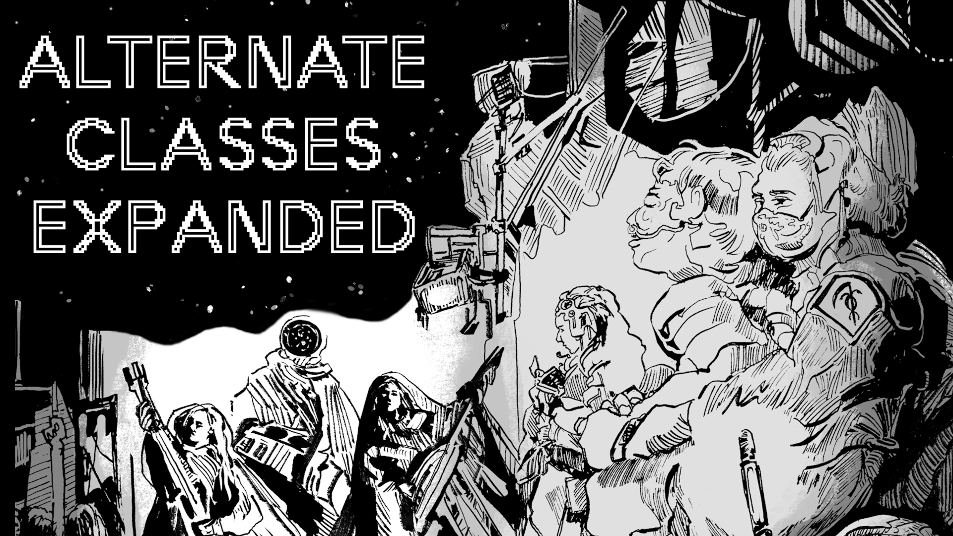 Get Ready for Alternate Classes Expanded for Mothership RPG