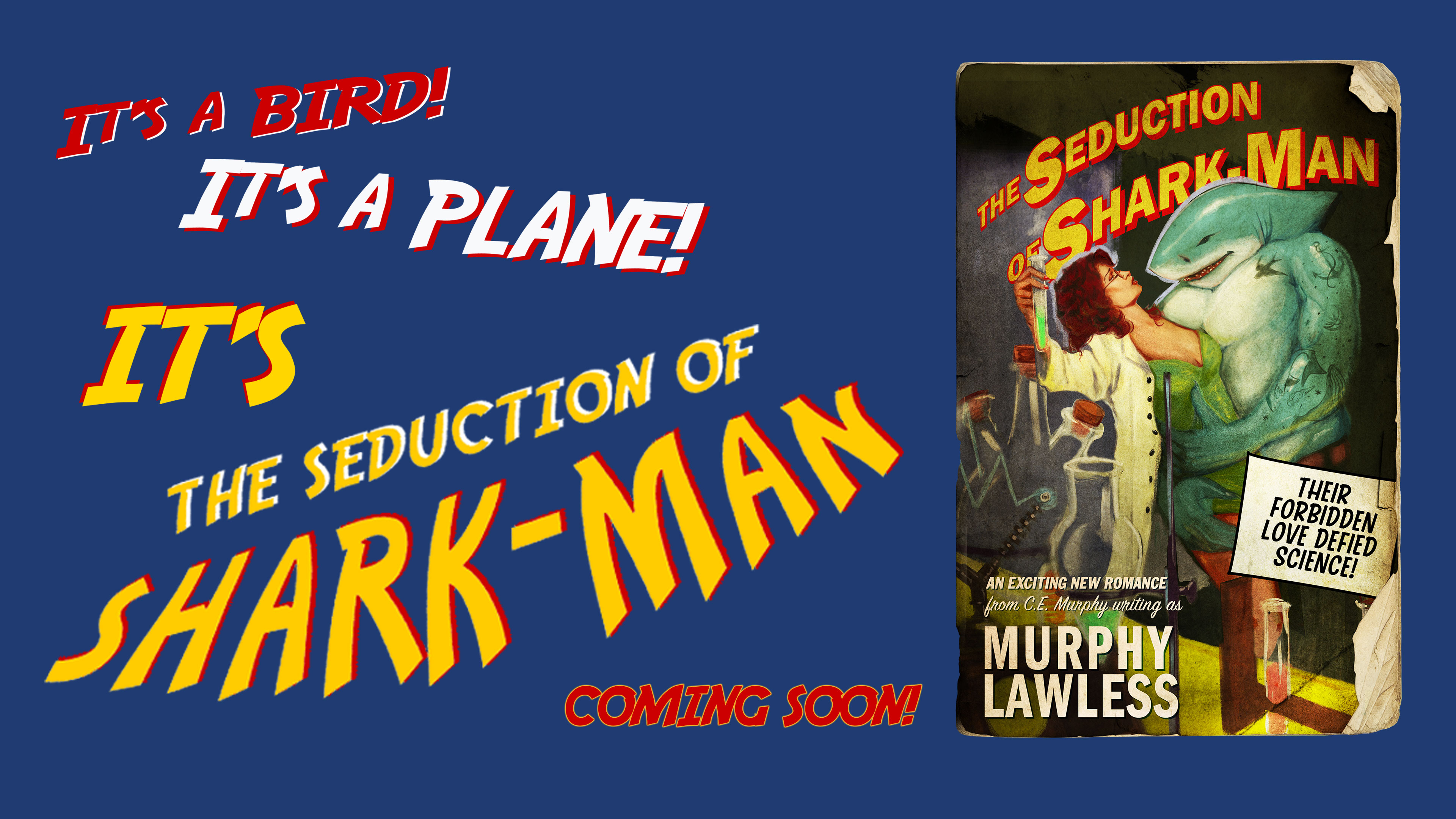 Get Ready for The Seduction of Shark-Man - a new paranormal romance