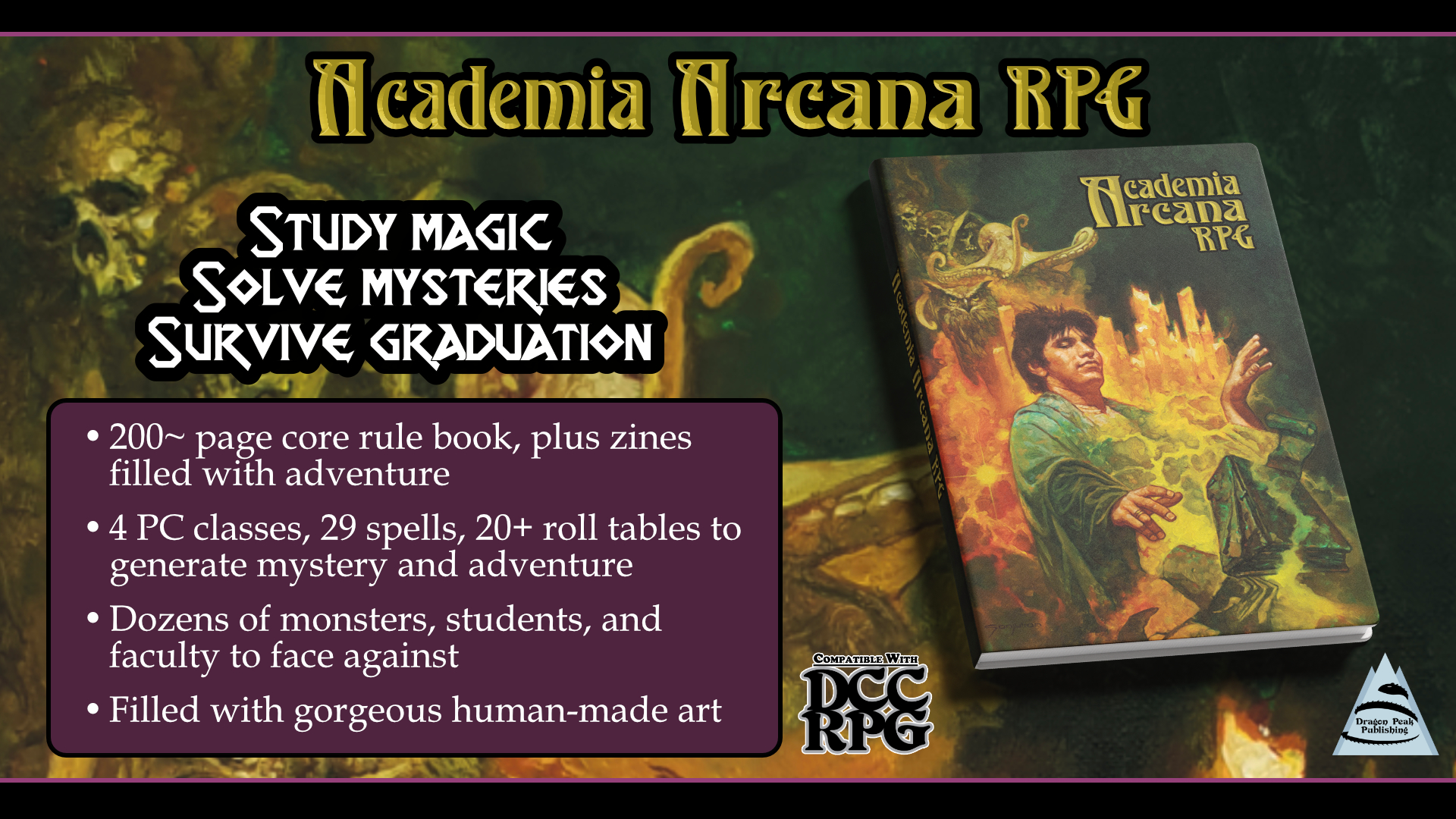 Get Ready for Academia Arcana RPG