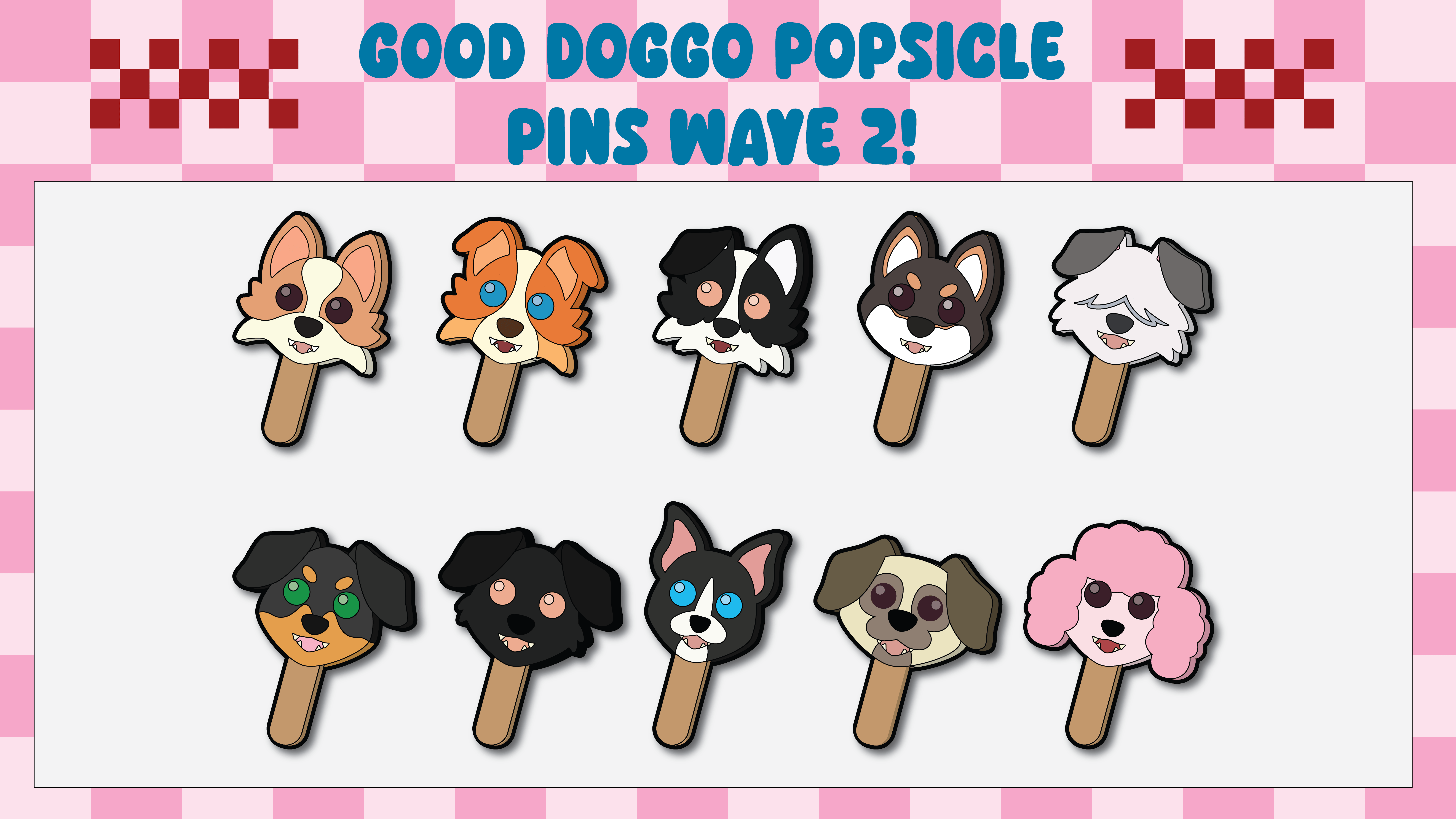 Get Ready for Good Doggo Popsicle Pins Wave 2