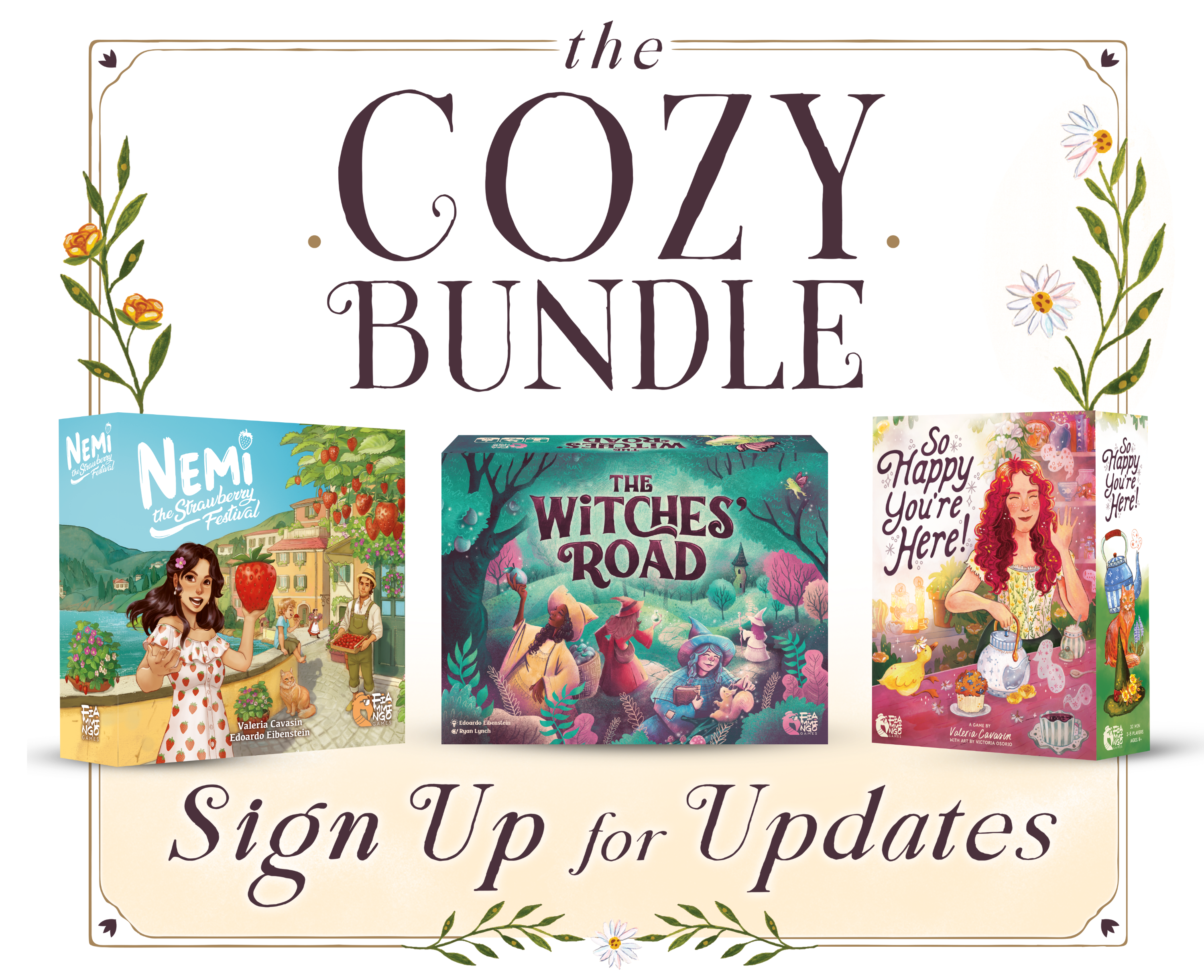 Get Ready for the Cozy Bundle: So Happy You're Here!, The Witches' Road & Nemi