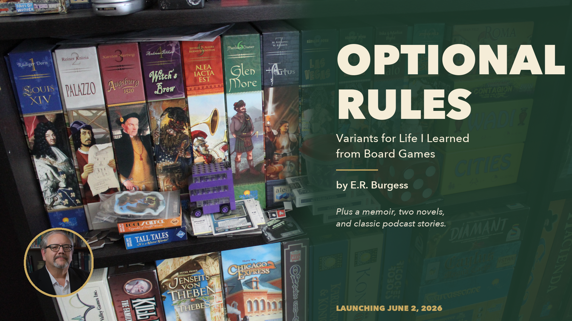 Get Ready for Optional Rules: Variants for Life I Learned from Board Games