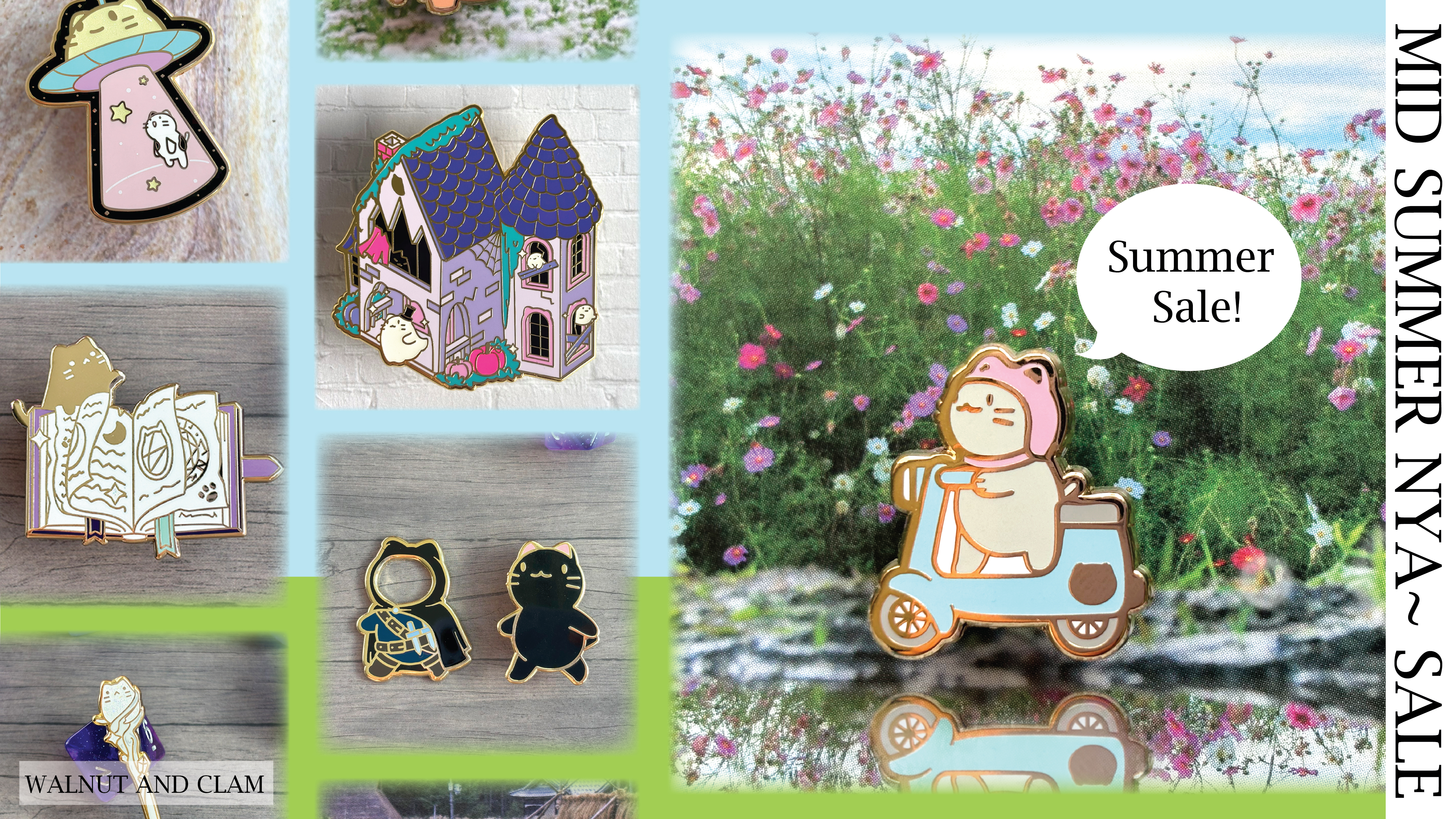 Get Ready for Walnut And Clam Mid-Summer Nya~ Sale