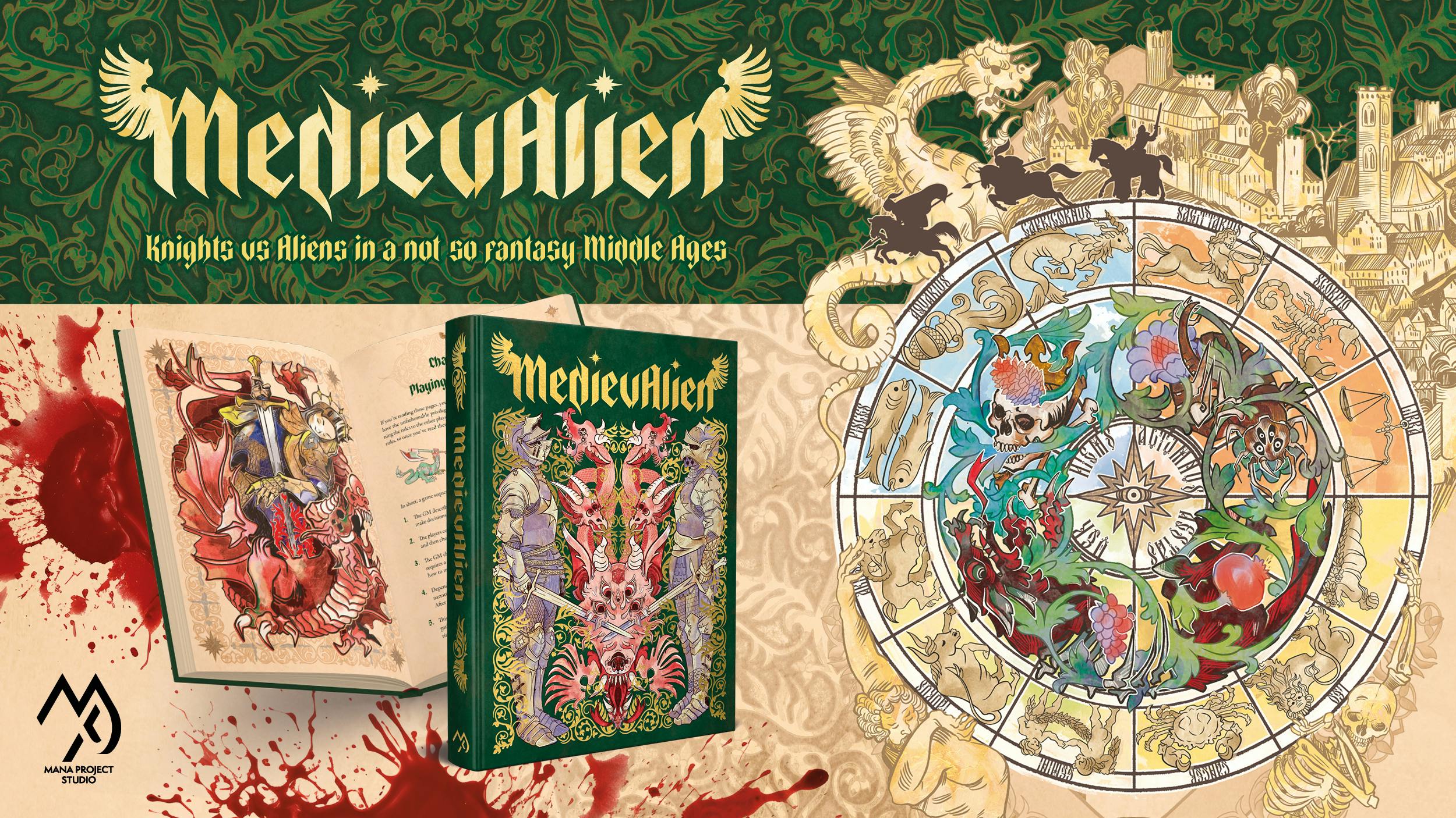 Get Ready for MedievAlien – Knights vs. Aliens TTRPG