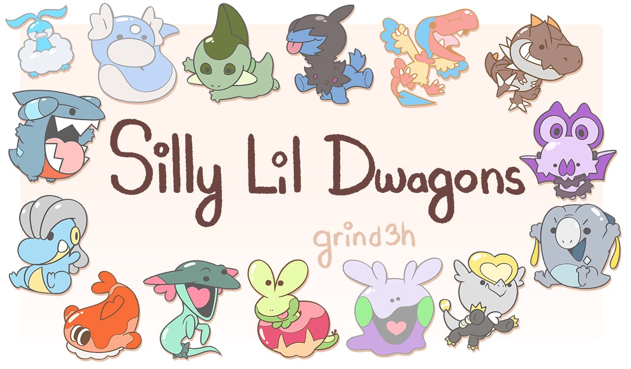 Get Ready for Silly Lil Dwagons - A Pin Collection