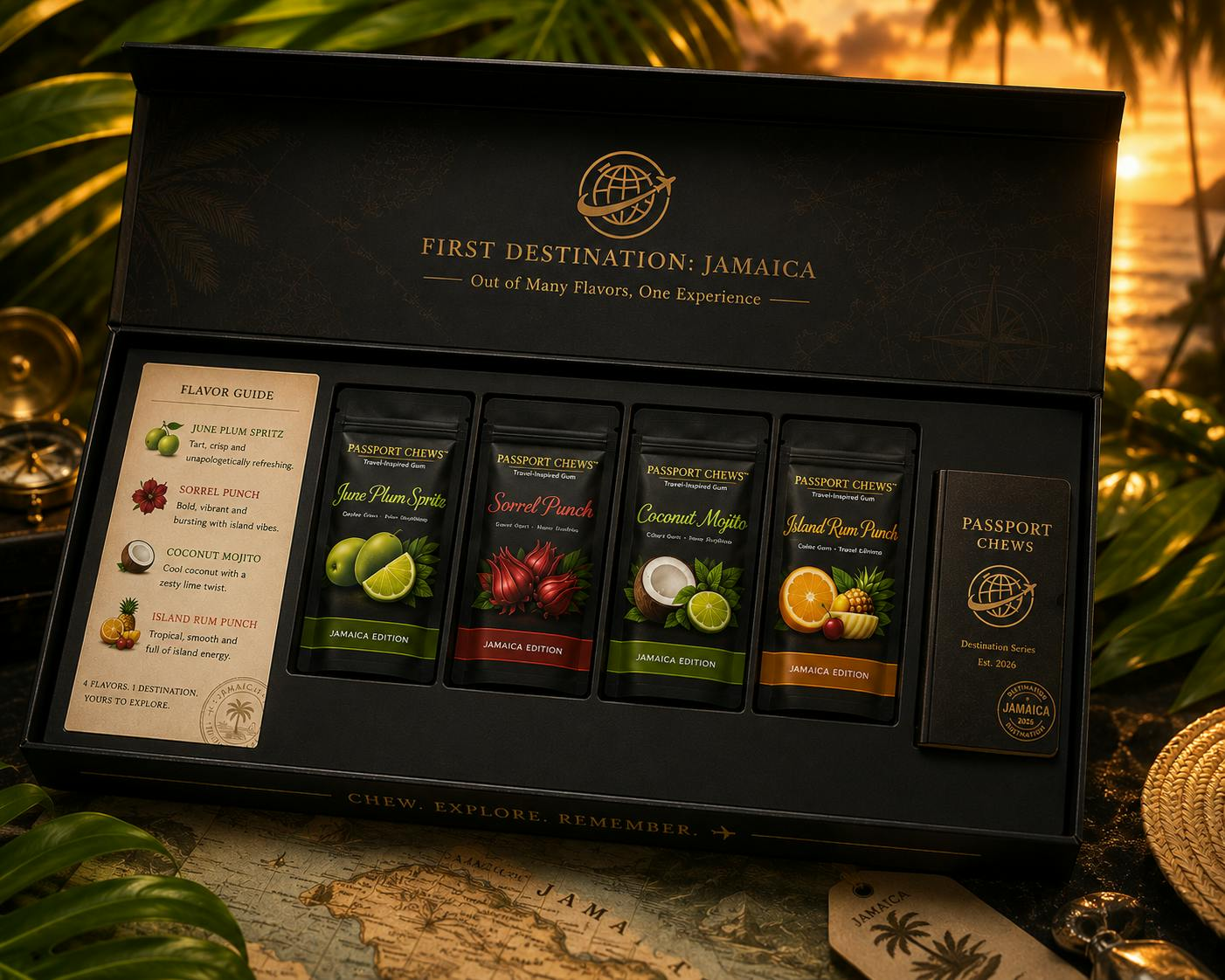 Get Ready for Passport Chews — Cocktail Inspired Gum From Around the World
