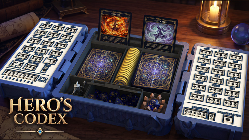 Hero’s Codex: A Modular 3D Printable RPG Character Station