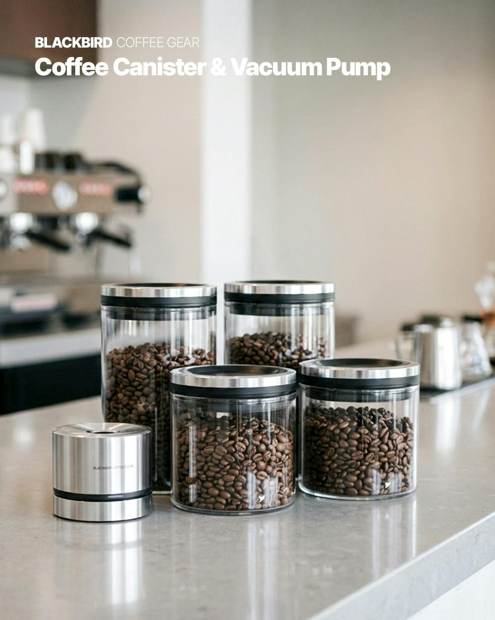 Get Ready for BLACKBIRD: Smarter Vacuum Canister System for Fresher Coffee