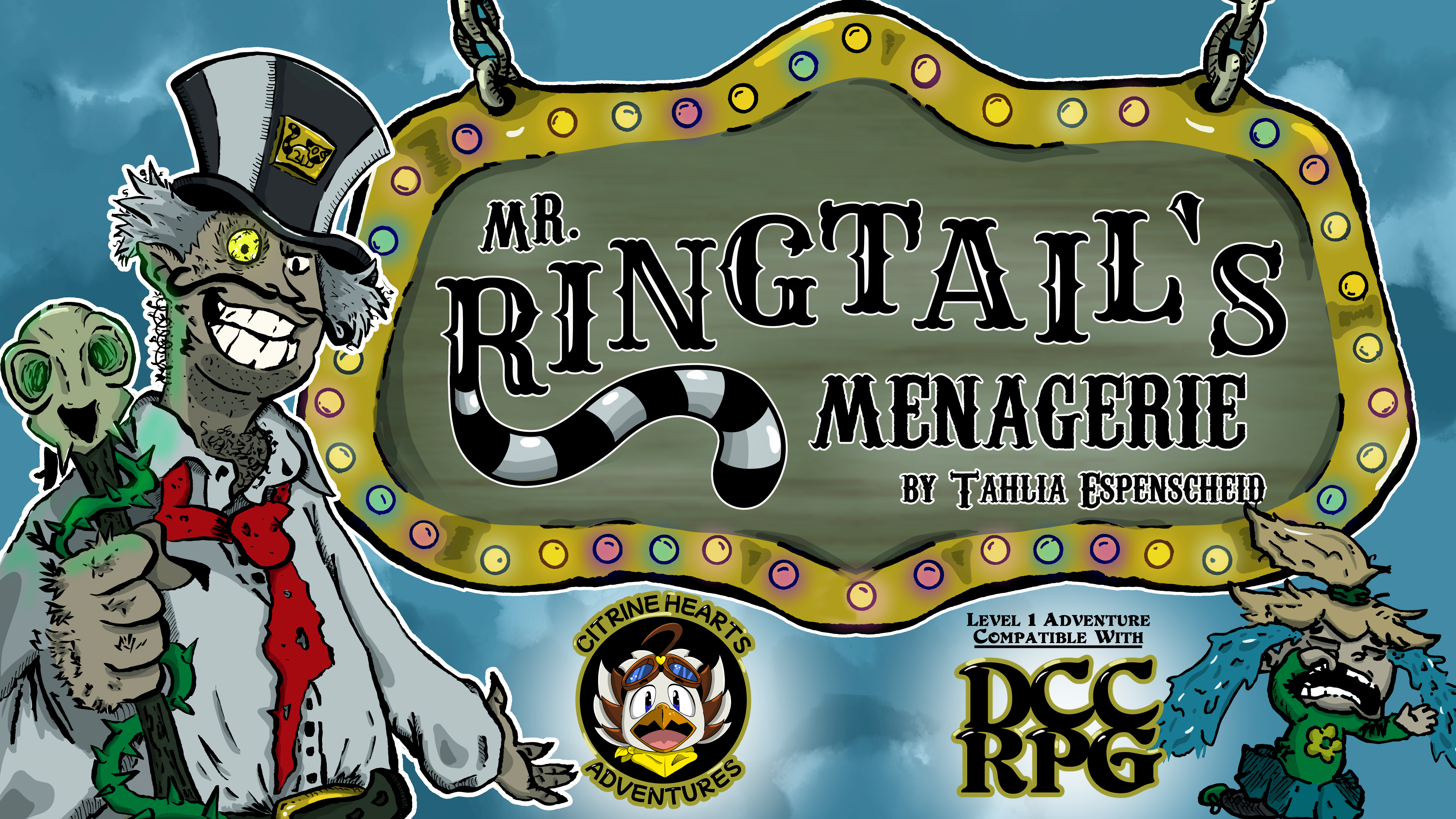 Get Ready for Mr. Ringtail's Menagerie: A Level 1 DCC RPG Adventure