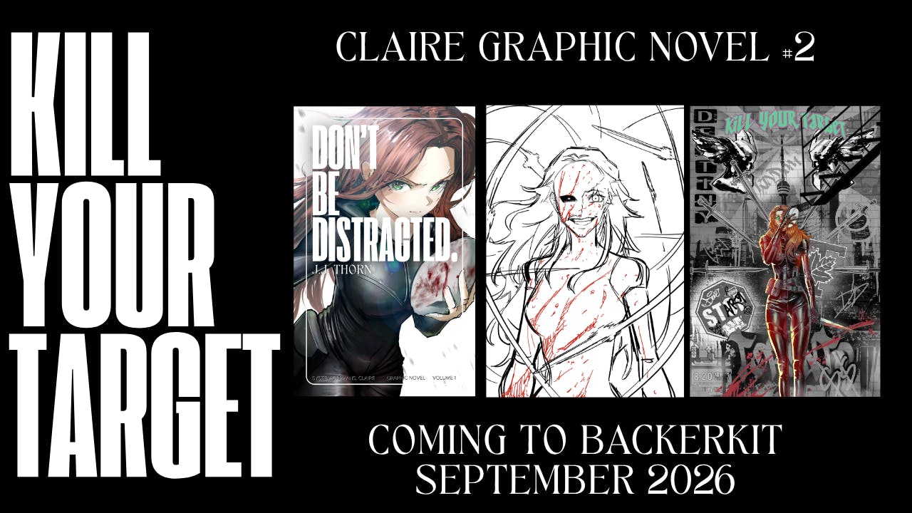 Get Ready for Kill Your Target - Claire Graphic Novel #2