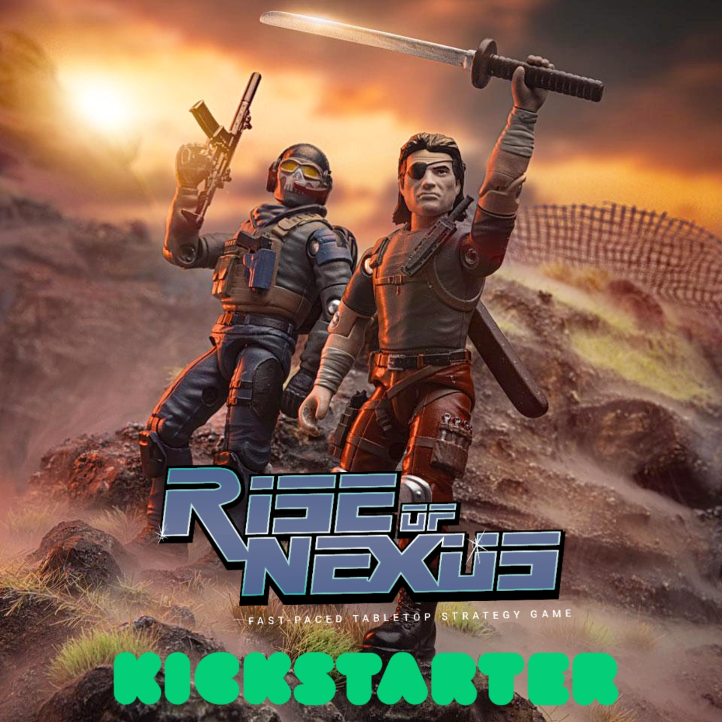 Get Ready for Rise of Nexus Retro 3.75" Action Figures + Tactical Tabletop