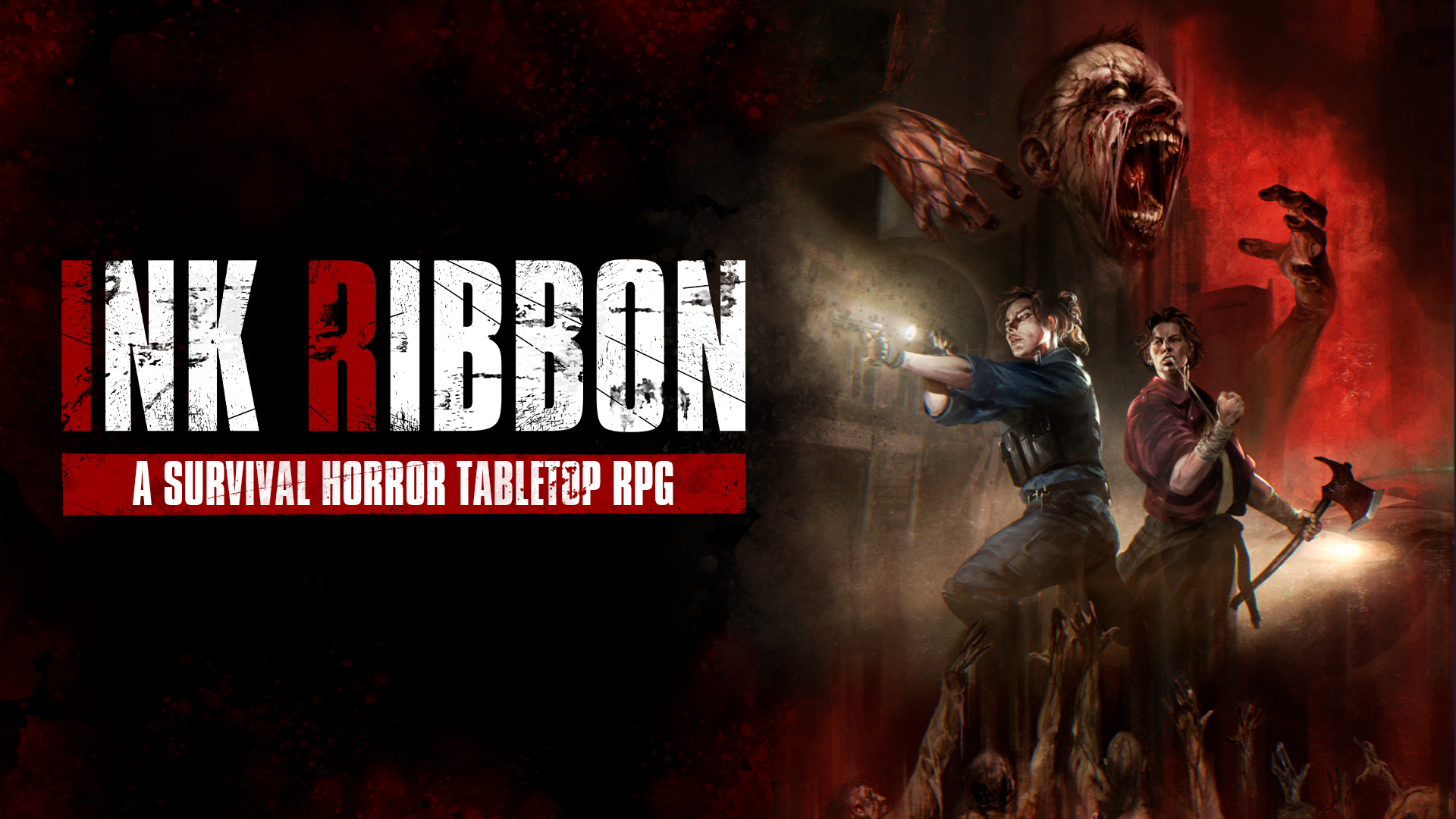 A survival horror tabletop RPG inspired by videogames like Resident Evil, Silent Hill, and Alan Wake