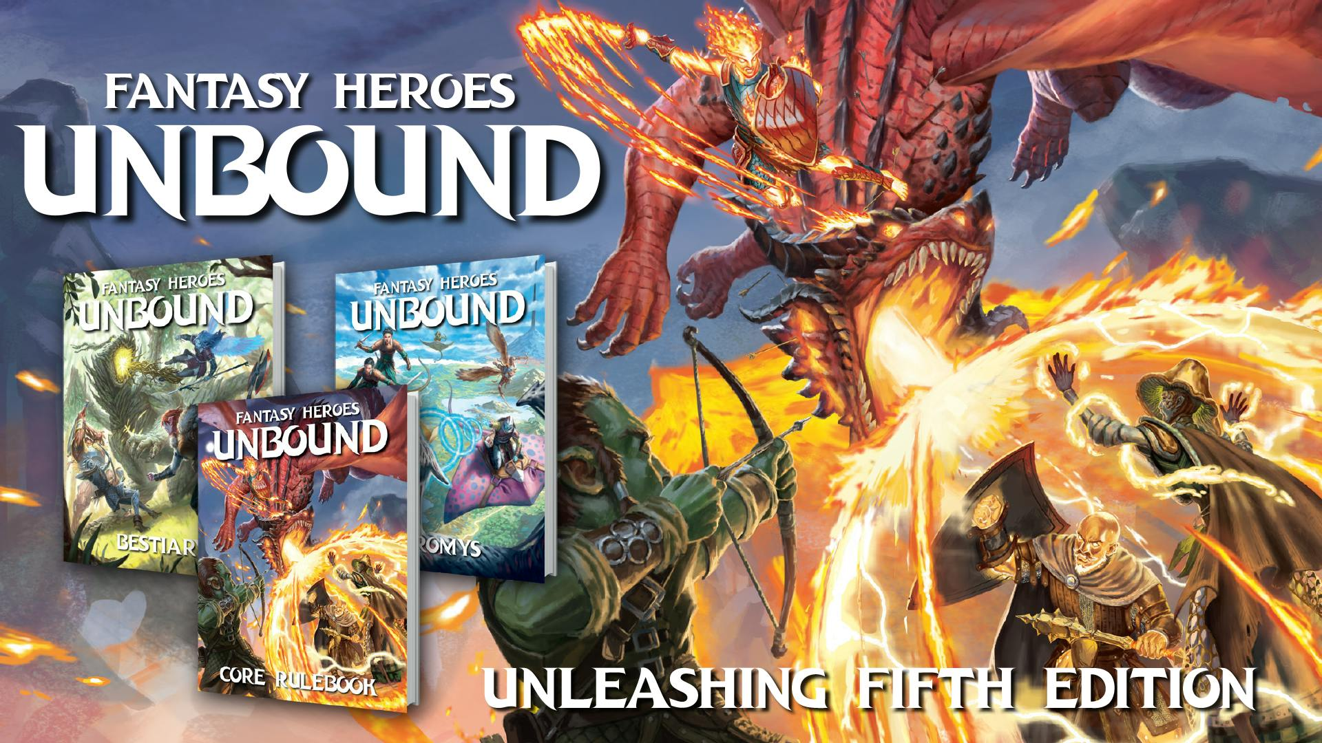 Coming Soon - Fantasy Heroes Unbound RPG – Unleashing Fifth Edition