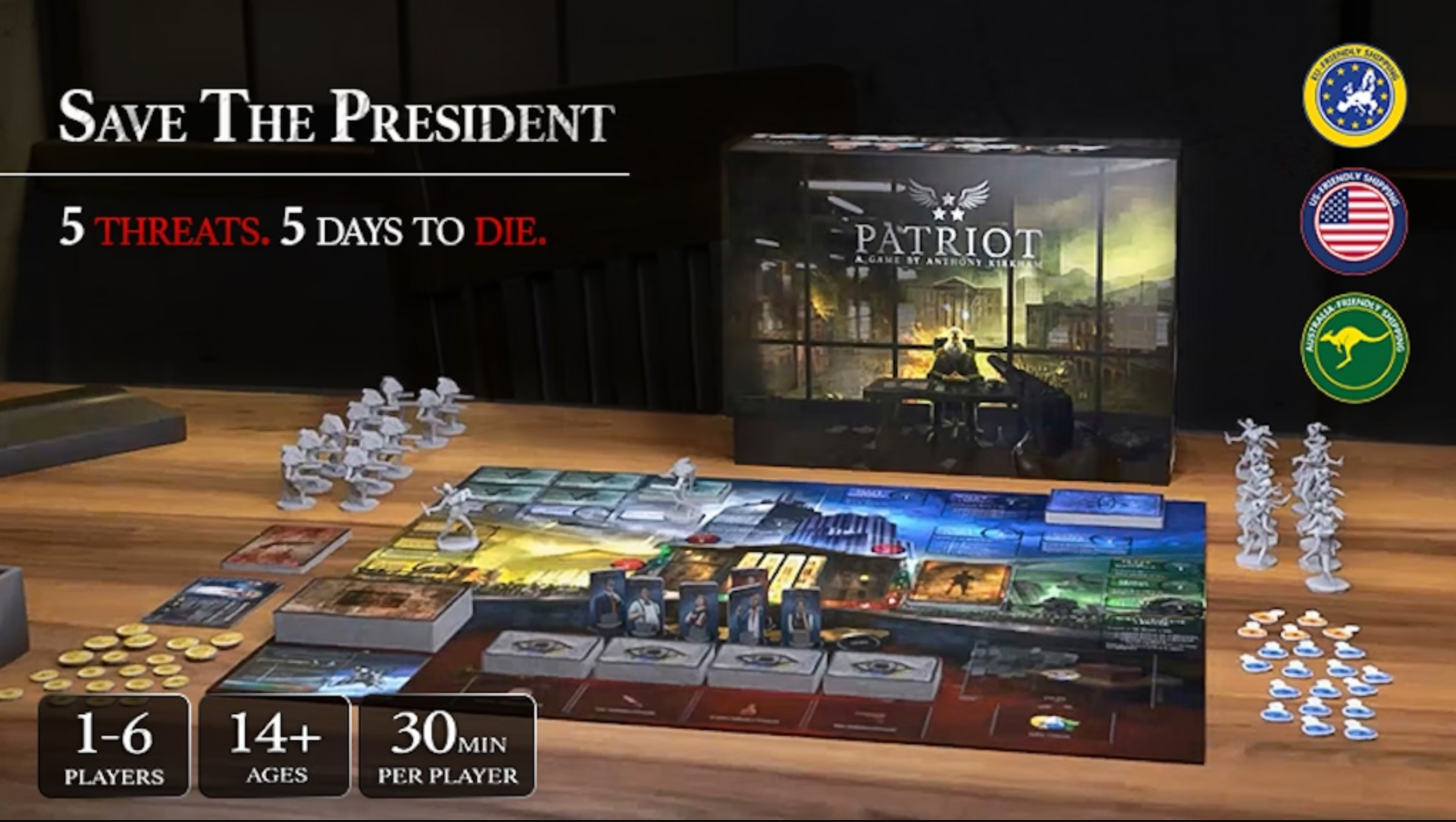 An Immersive 1-6 Player Social Deduction Board Game